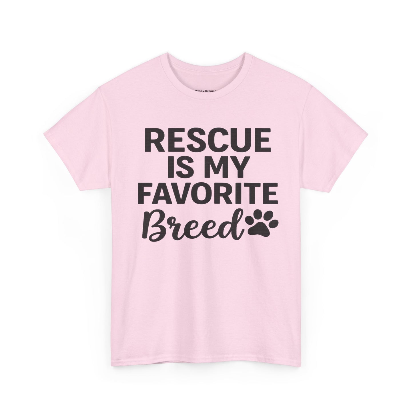 Rescue Dog Appreciation Tee, Unisex Heavy Cotton Shirt, Animal Lover Gift, Pet Adoption Shirt, Dog Rescue Awareness T-Shirt