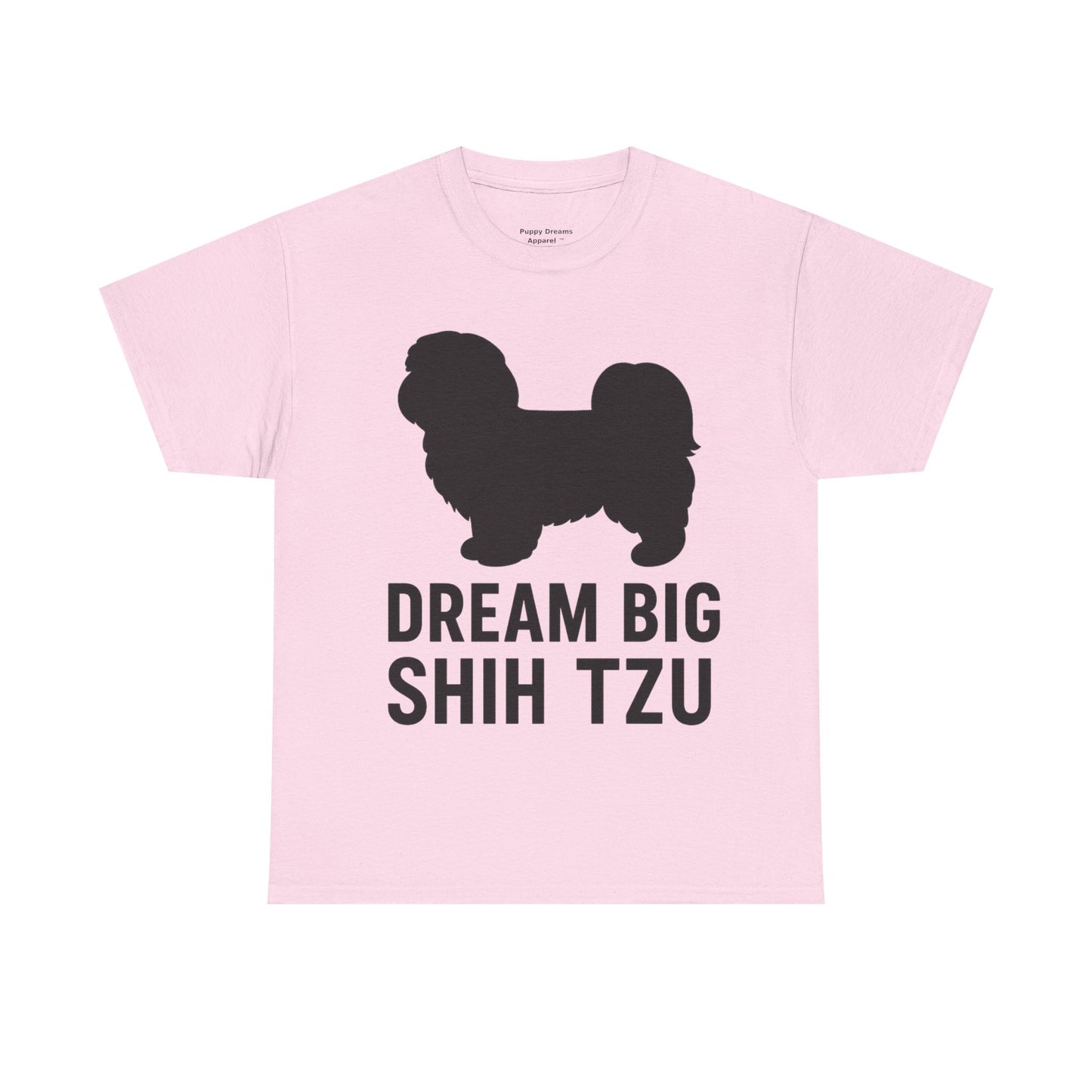 Shih Tzu Dream Big Tee - Unisex Cotton Shirt, Dog Lover Gift, Birthday Apparel, Cute Pet Tee, Casual Wear