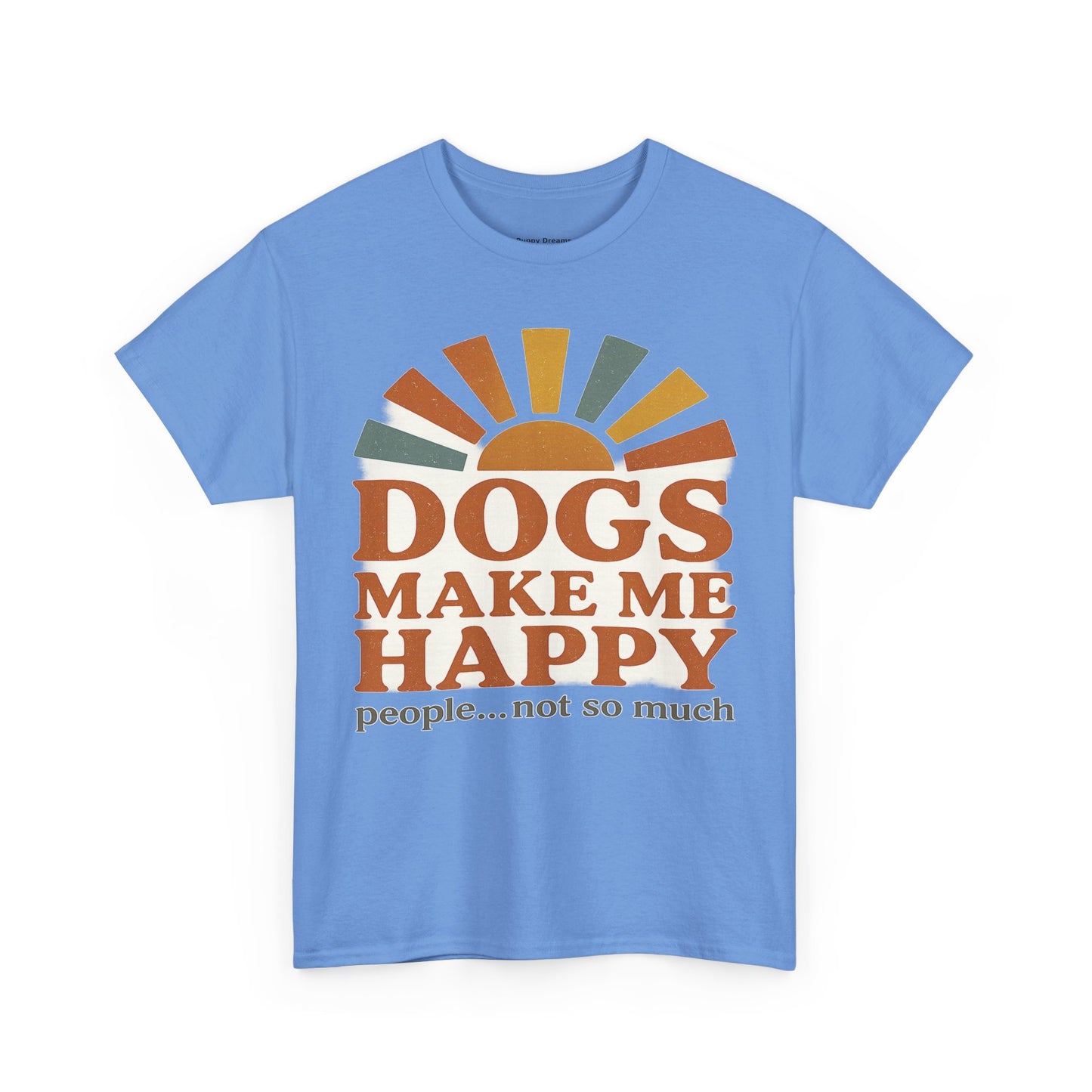 Dog Lover's Unisex Heavy Cotton Tee - Relaxed Fit, Perfect for Pet Owners, Casual Wear, Gift Ideas, Dog-Themed Apparel