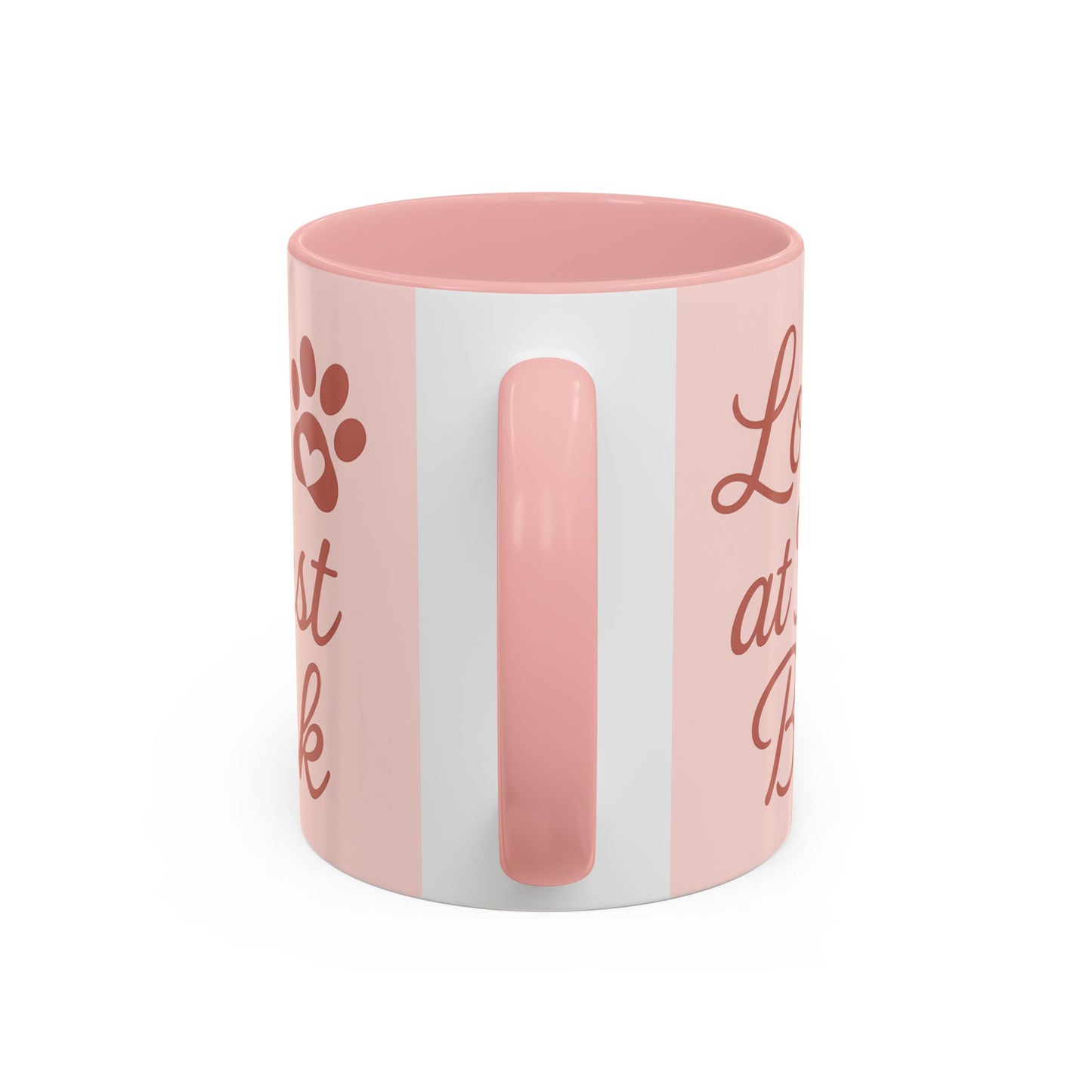 Love at First Bark Coffee Mug, Pet Lover Gift, Dog Mom Mug, Cute Dog Accessories, Animal Lover Coffee Cup