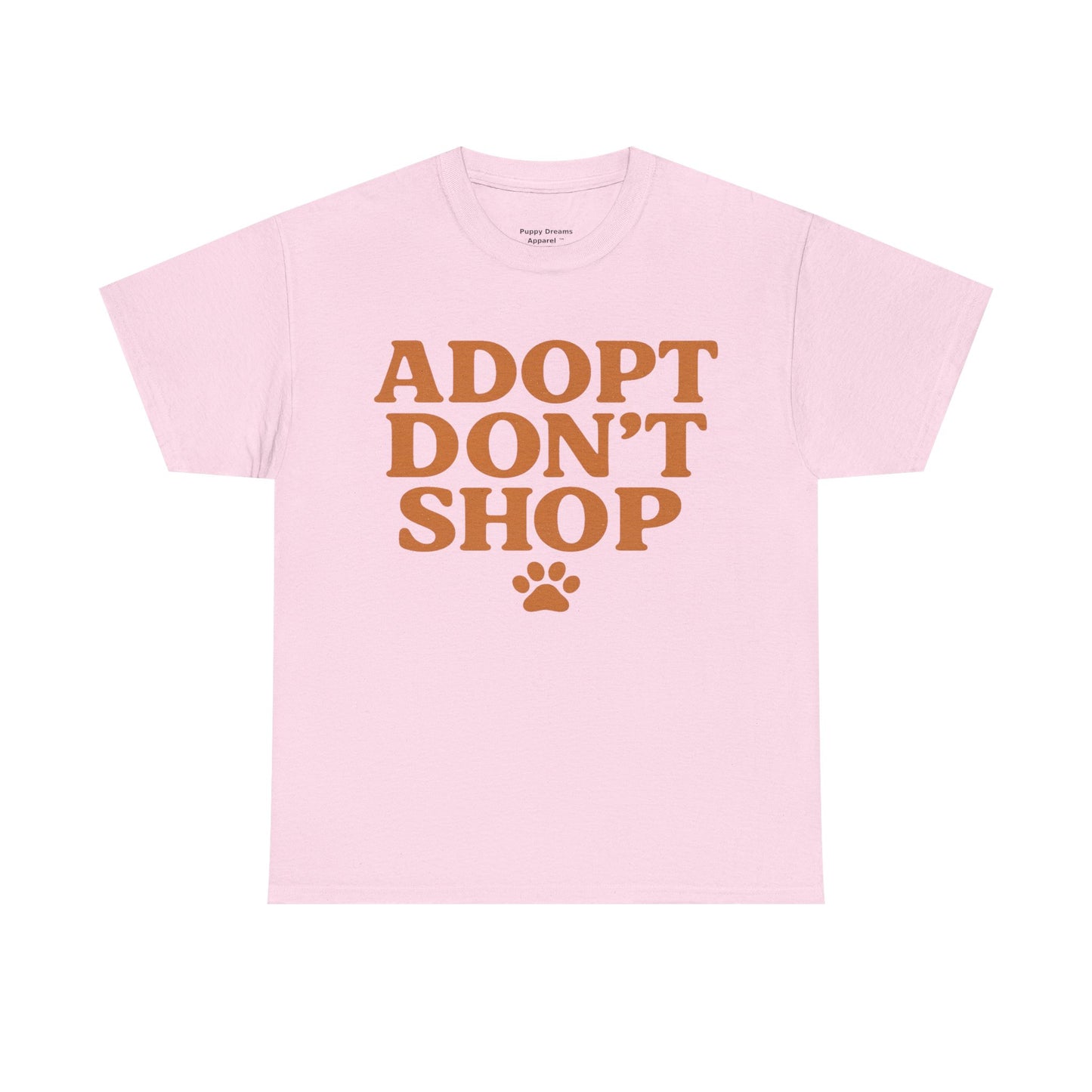 Adopt Don't Shop Unisex Heavy Cotton Tee, Pet Lover Gift, Animal Rescue T-Shirt, Ethical Fashion, Animal Rights, Casual Everyday Wear