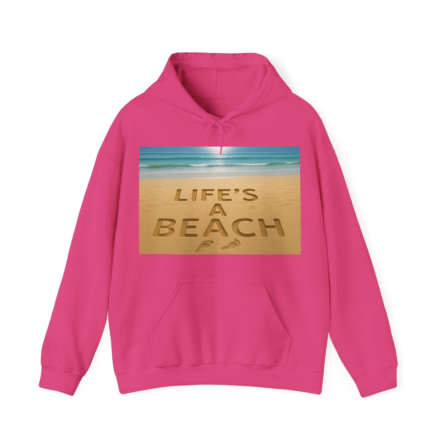 Beach Vibes Sweatshirt, Life's a Beach Hoodie, Coastal Style Pullover, Summer Casual Wear, Beach Lover Gift