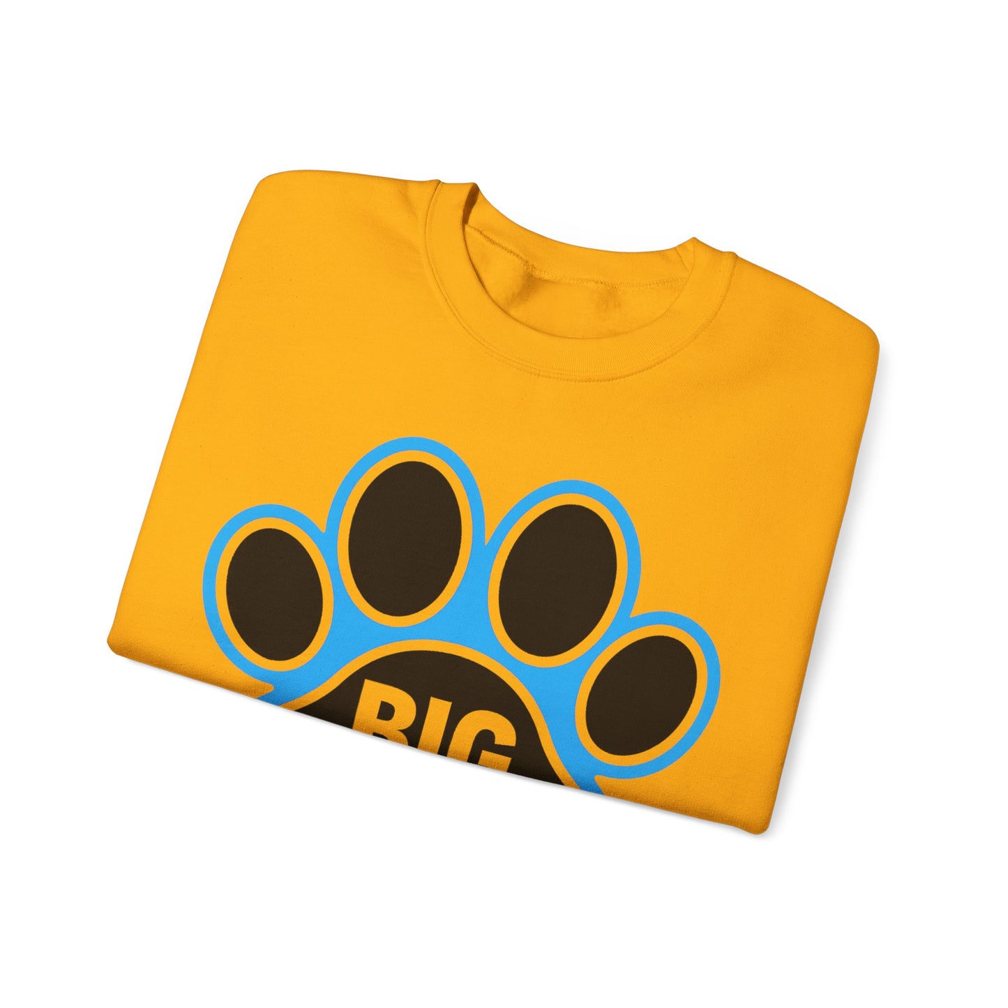 Paw Print Sweatshirt for Animal Lovers, Cozy Sweater, Pet Owner Gift, Big Paw Crewneck, Animal Rescue Fundraiser