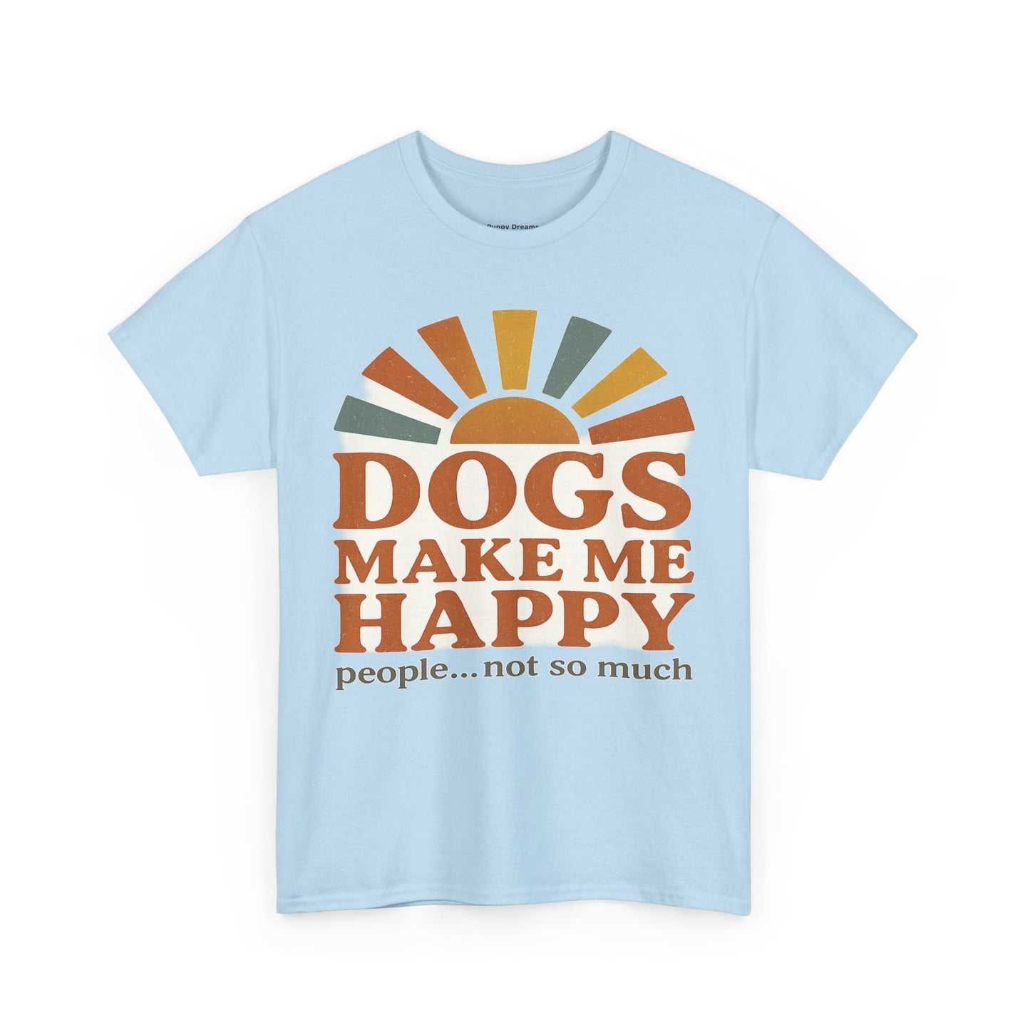 Dog Lover's Unisex Heavy Cotton Tee - Relaxed Fit, Perfect for Pet Owners, Casual Wear, Gift Ideas, Dog-Themed Apparel
