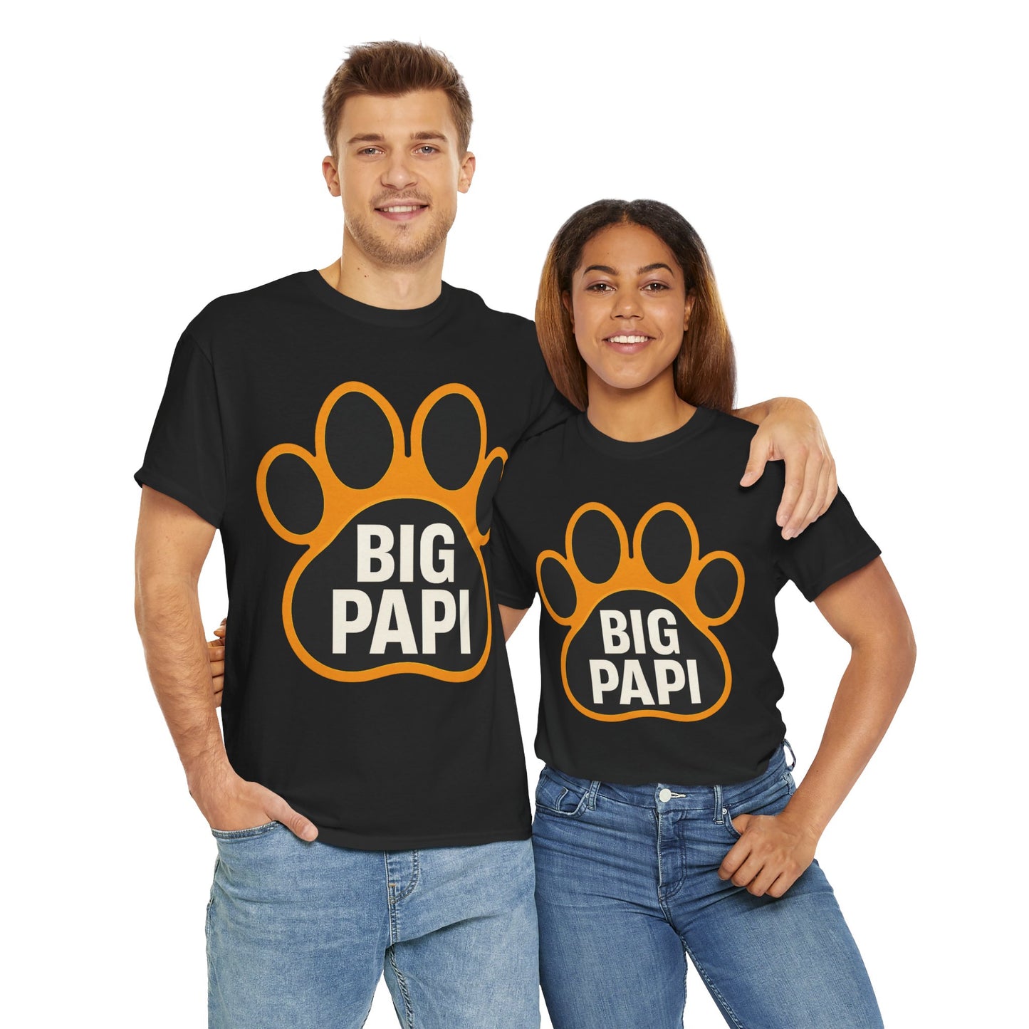 Big Papi Unisex Heavy Cotton Tee, Funny Animal Lover Shirt, Pet Parent Gift, Casual Wear, Birthday Apparel