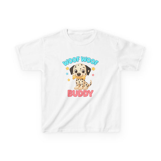 Kids Dalmatian Dog Tee, Cute Pet Shirt for Boys & Girls, Birthday Gift, Animal Lovers, Fun Casual Wear, Cartoon Dog Design