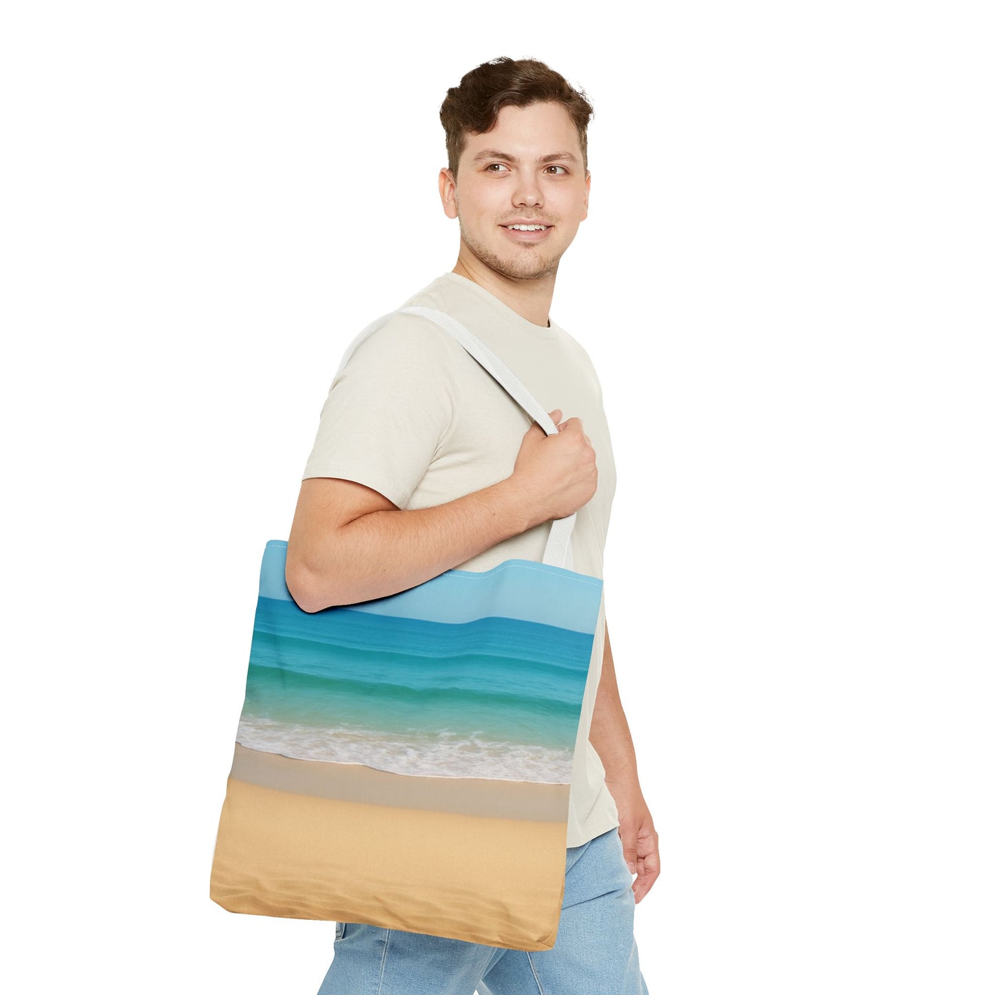 Beachy Tote Bag, Coastal Carryall, Ocean Vibes, Summer Essential, Vacation Accessory, Beach Trip Companion