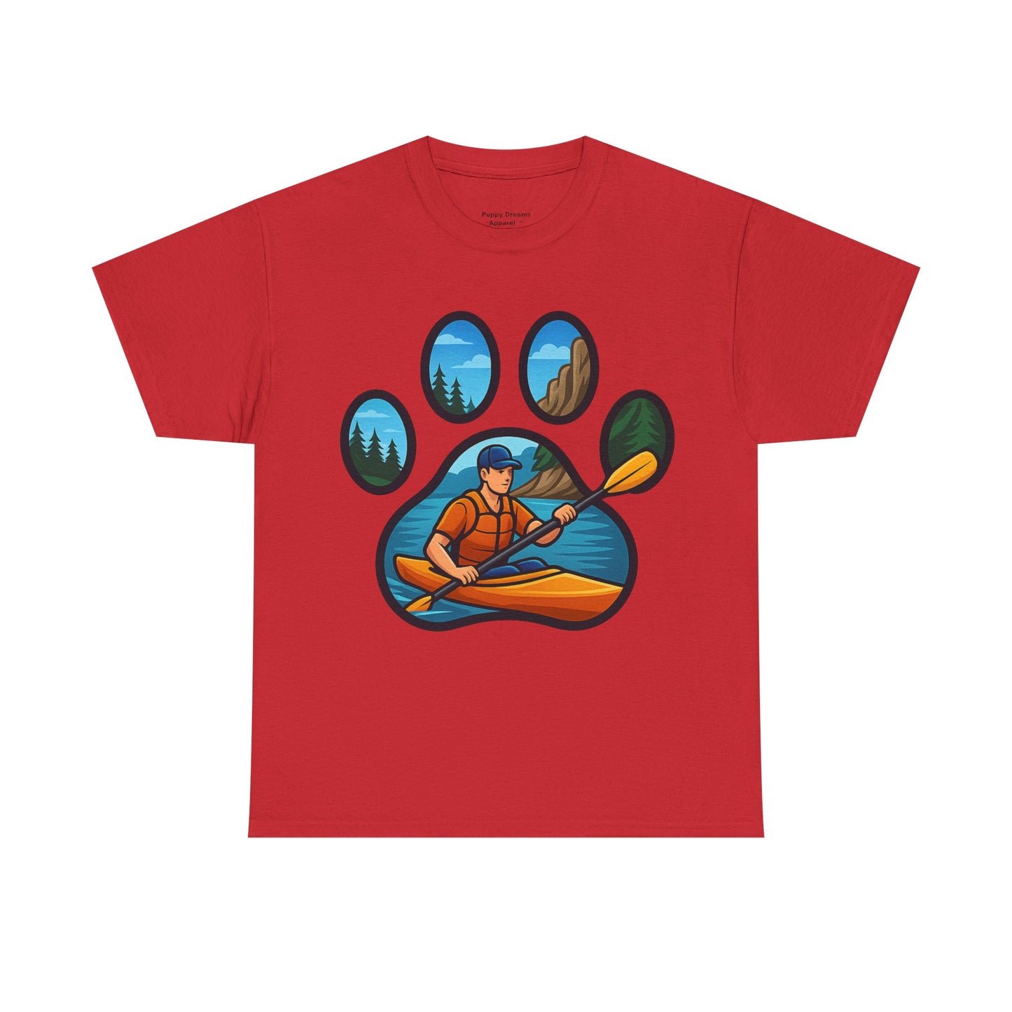 Adventure Kayaking Graphic Tee for Outdoor Lovers, Unisex Cotton Shirt, Nature Lovers Gift, Camping Apparel, Wildlife Design T-Shirt