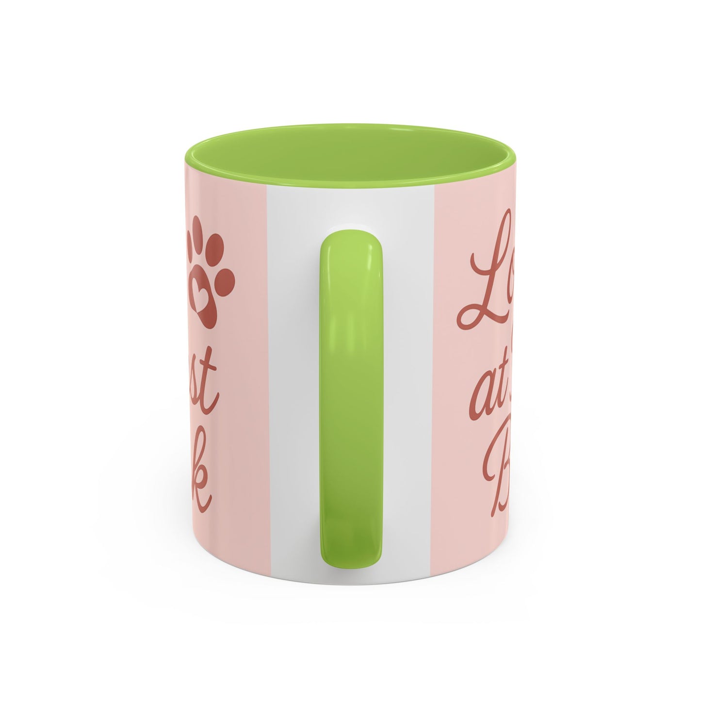 Love at First Bark Coffee Mug, Pet Lover Gift, Dog Mom Mug, Cute Dog Accessories, Animal Lover Coffee Cup