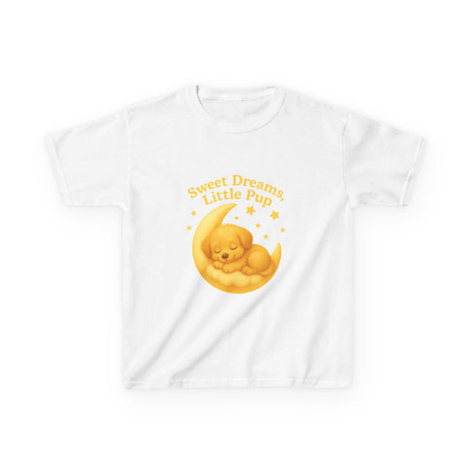 Sweet Dreams Little Pup Kids Tee, Cute Dog T-Shirt, Puppy Lover Gift, Kids Sleepwear, Animal Lover Apparel, Adorable Childrens Shirt