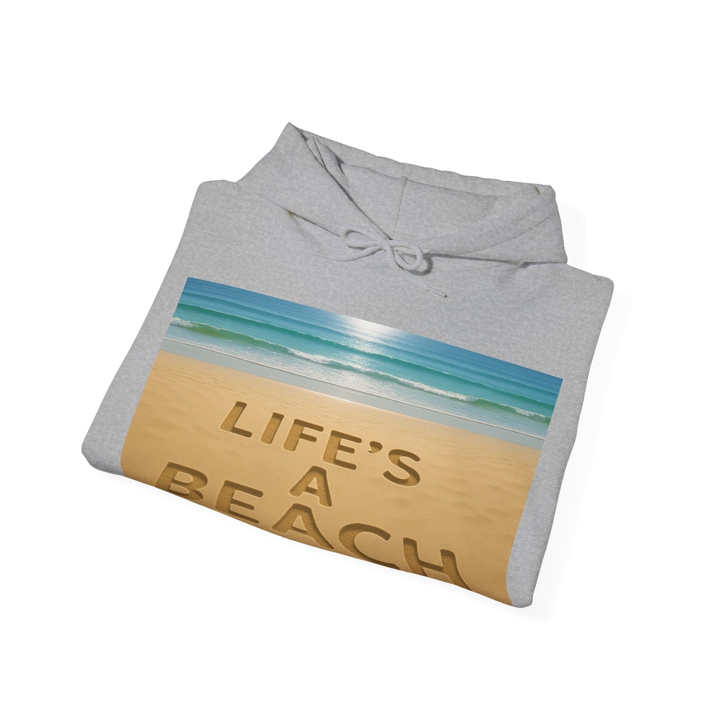 Beach Vibes Sweatshirt, Life's a Beach Hoodie, Coastal Style Pullover, Summer Casual Wear, Beach Lover Gift