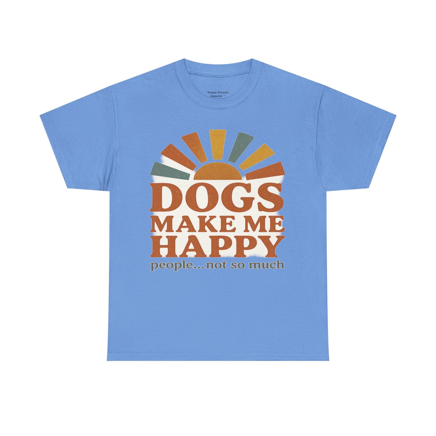 Dog Lover's Unisex Heavy Cotton Tee - Relaxed Fit, Perfect for Pet Owners, Casual Wear, Gift Ideas, Dog-Themed Apparel