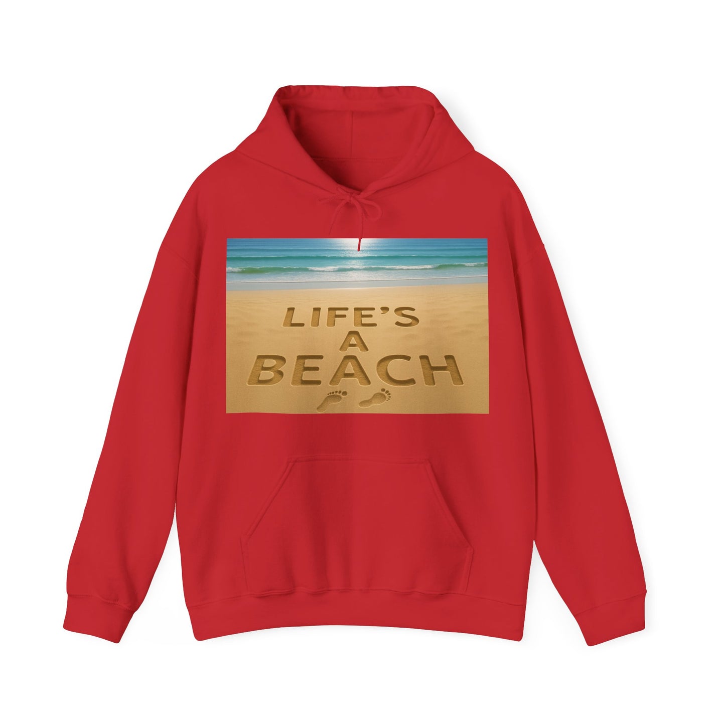 Beach Vibes Sweatshirt, Life's a Beach Hoodie, Coastal Style Pullover, Summer Casual Wear, Beach Lover Gift