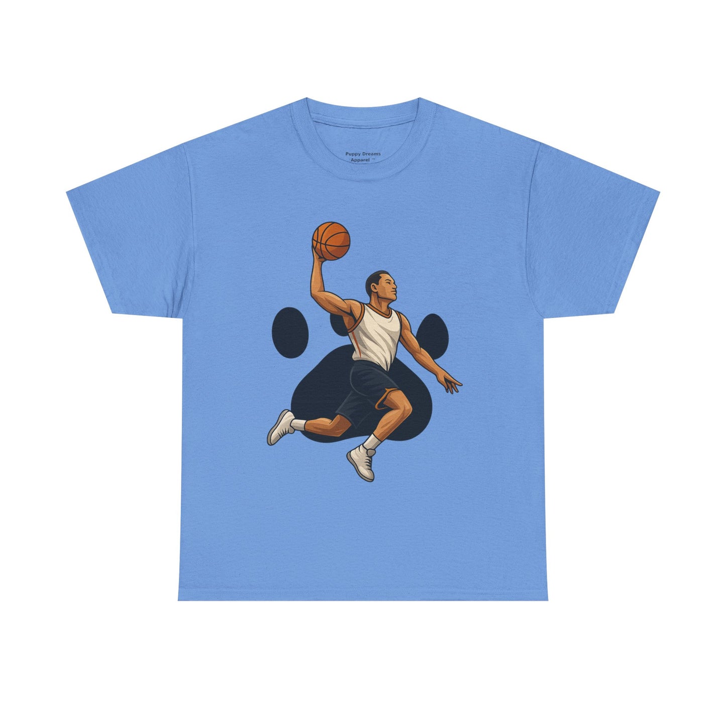 Basketball Dunk Unisex Heavy Cotton Tee | Sports Fan Shirt, Gift for Athletes, Sportswear, Streetwear, Casual Tee