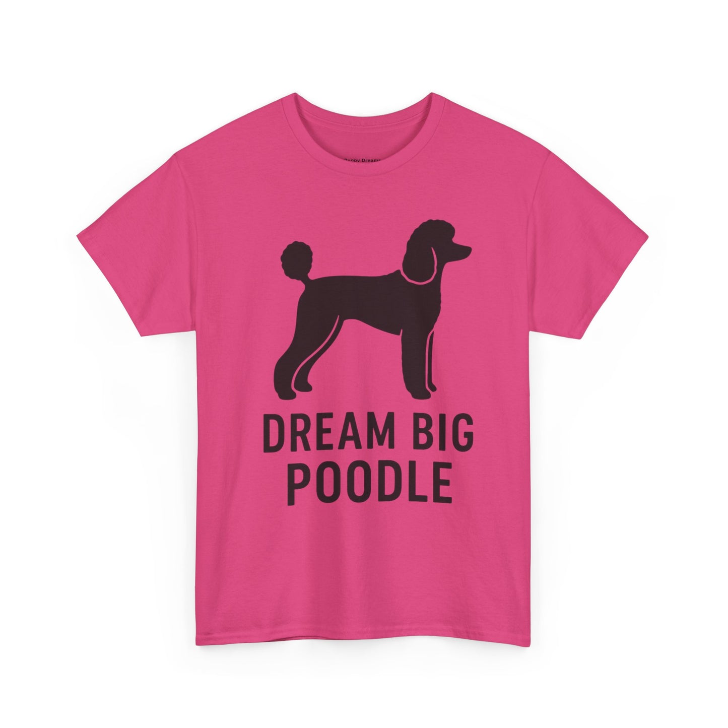 Dream Big Poodle Unisex Tee, Pet Lover's T-Shirt, Dog Owner Gift, Fun Animal Apparel, Casual Outfit, Unique Dog Top