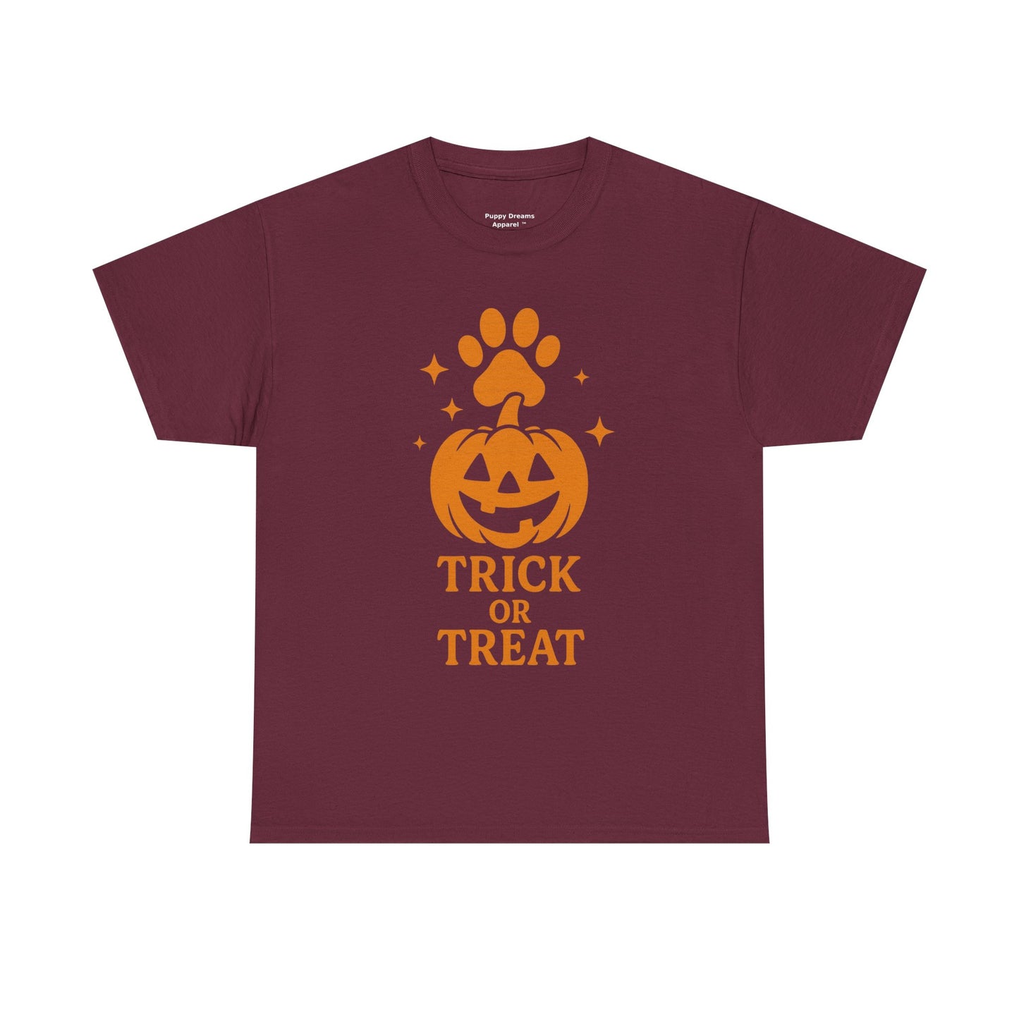 Halloween Pet Lovers Tee, Trick or Treat T-Shirt, Dog Costume Shirt, Fall Apparel, Cute Halloween Top, Gift for Animal Lovers