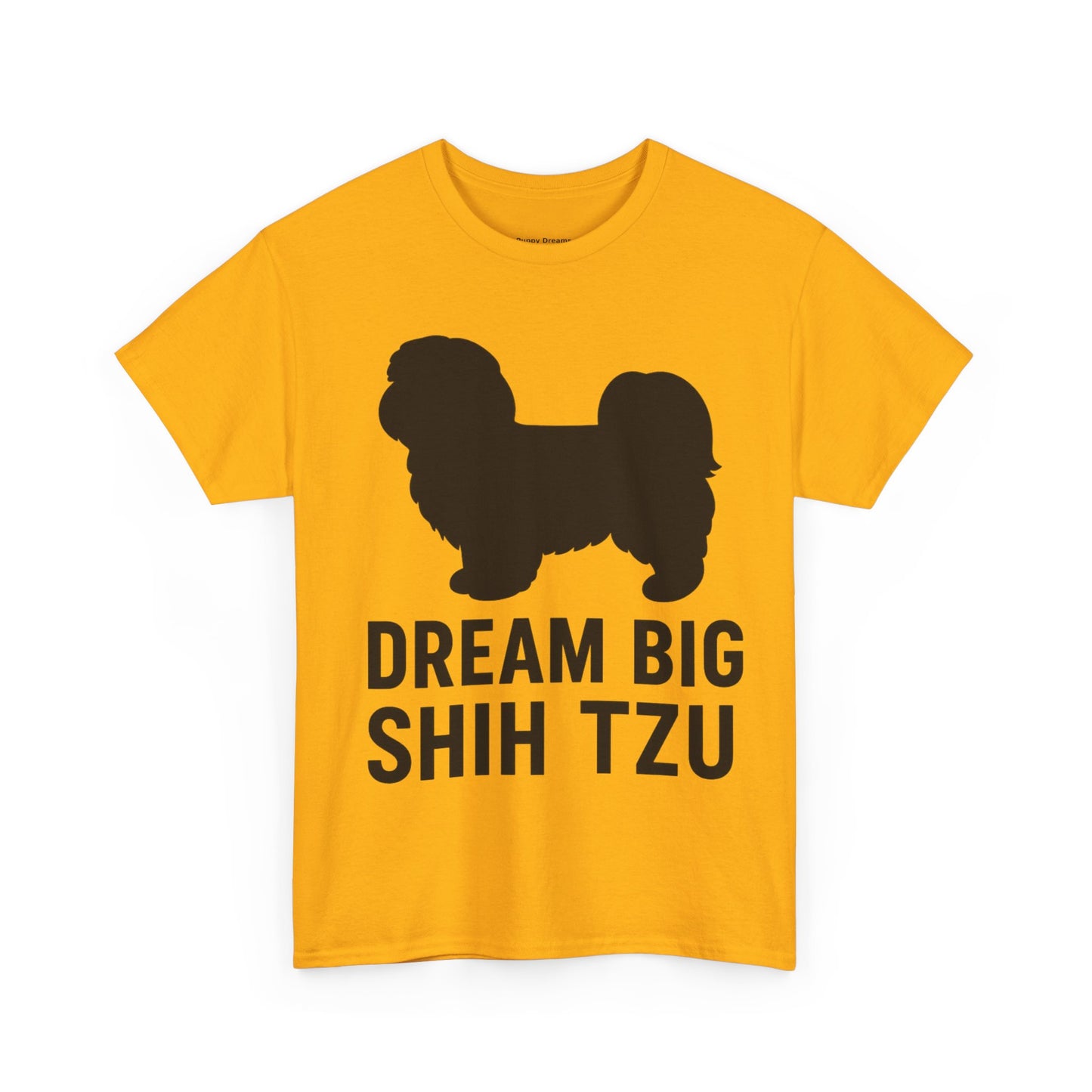 Shih Tzu Dream Big Tee - Unisex Cotton Shirt, Dog Lover Gift, Birthday Apparel, Cute Pet Tee, Casual Wear