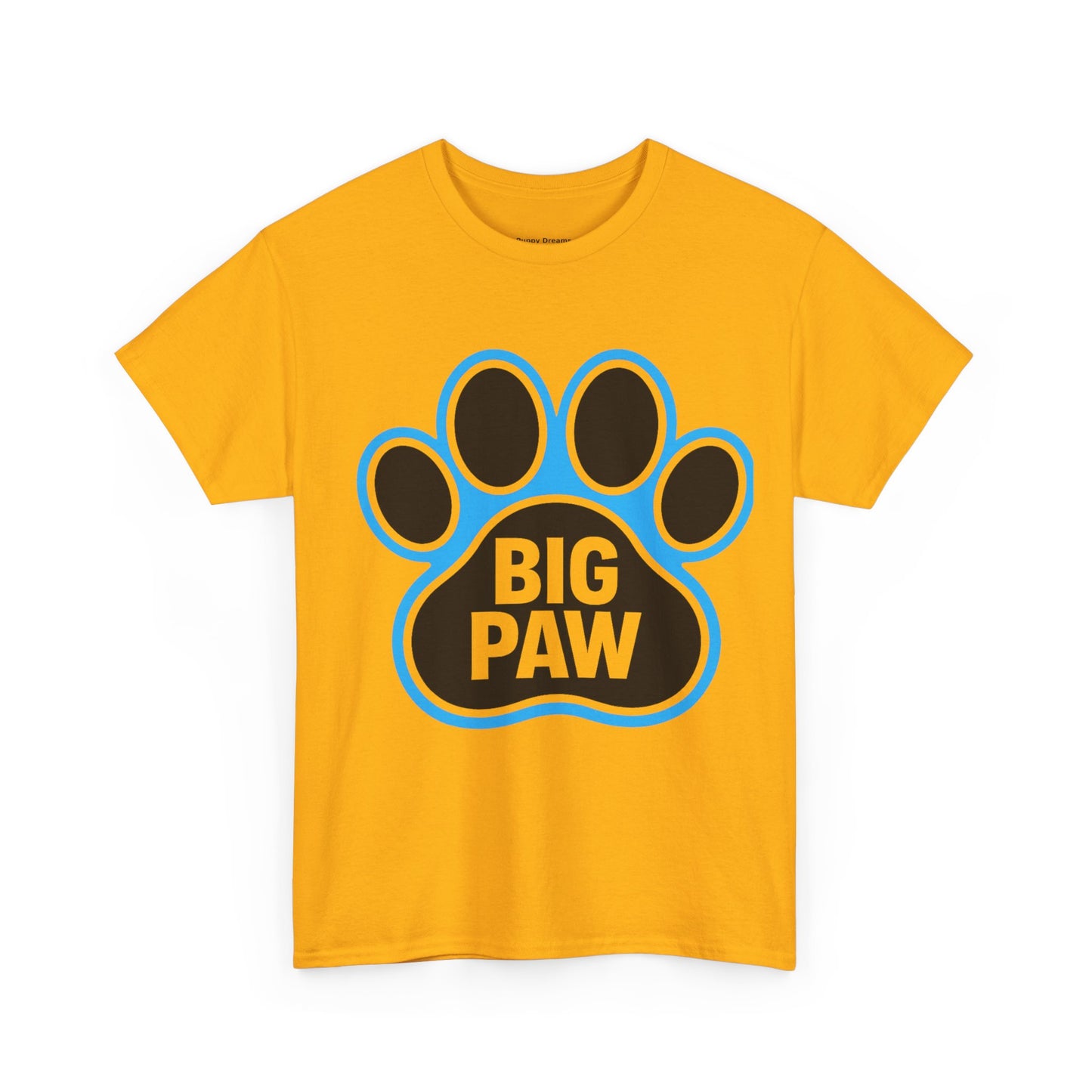 Big Paw Animal Lover Tee, Pet Owner Gift, Unisex Cotton Shirt for Dog Lovers, Cute Paw Print Tee, Casual Everyday Wear