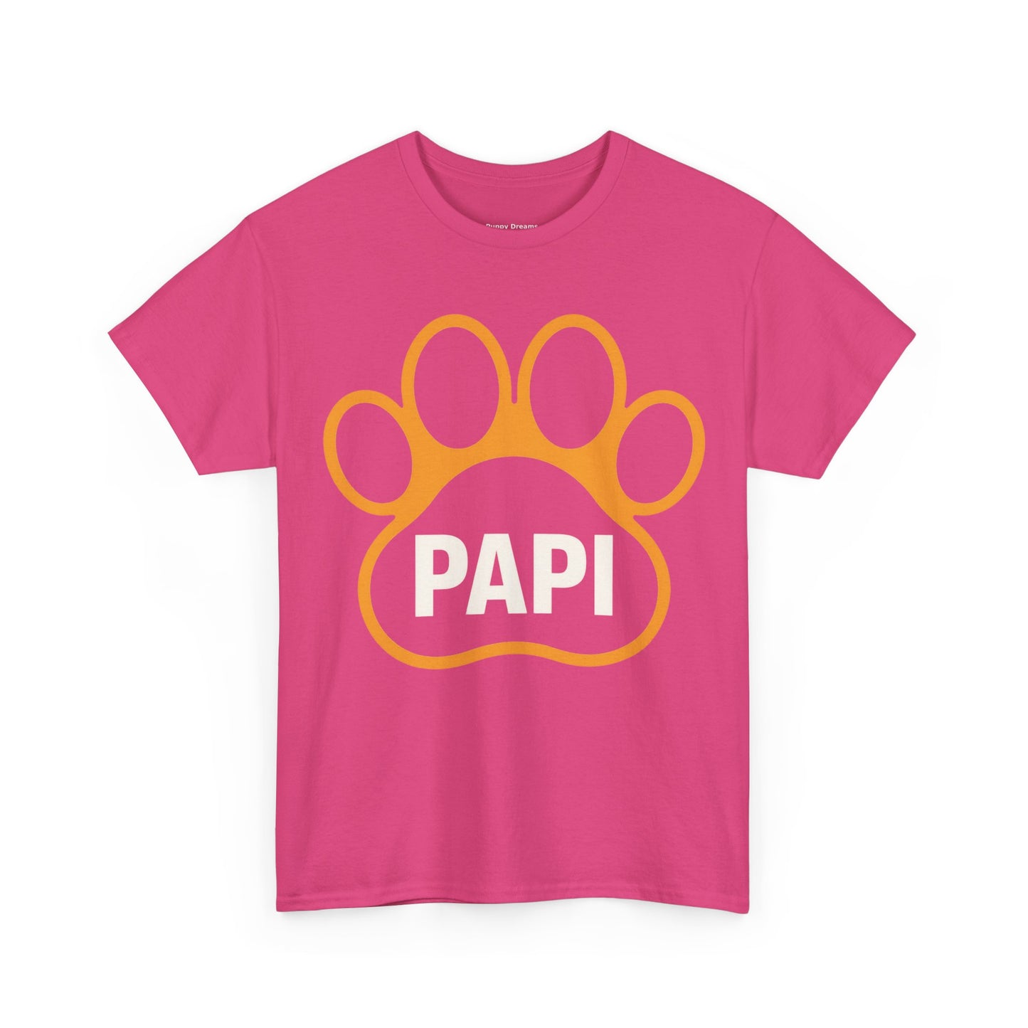 Paw Print PAPI Tee - Perfect for Dog Lovers, Gifts for Pawsome Dads, Casual Style, Pet-Themed Shirt, Unisex Cotton Top