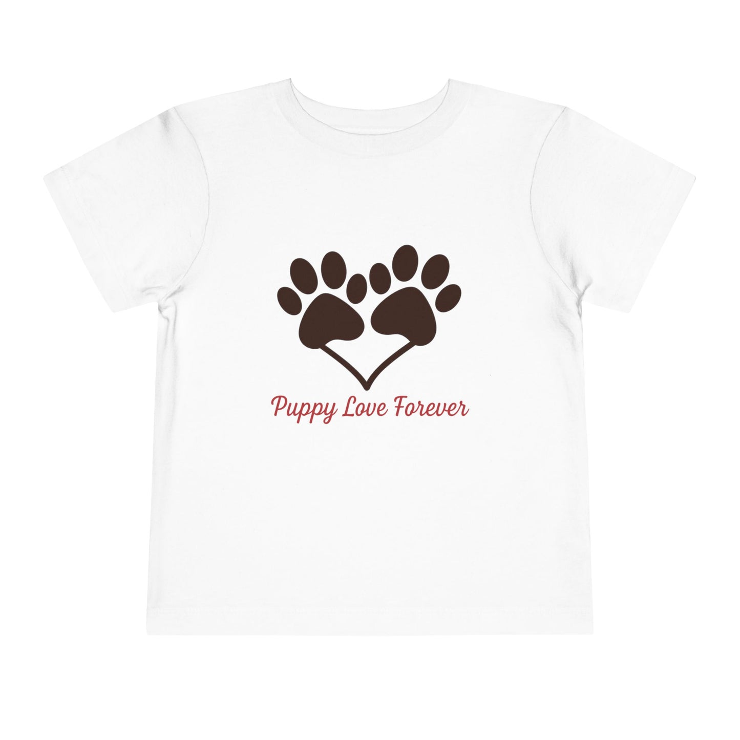Puppy Love Toddler Tee | Cute Pet Shirt, Kids Dog Lover Gift, Summer Outfit, Animal Lover Apparel, Playful T-Shirt