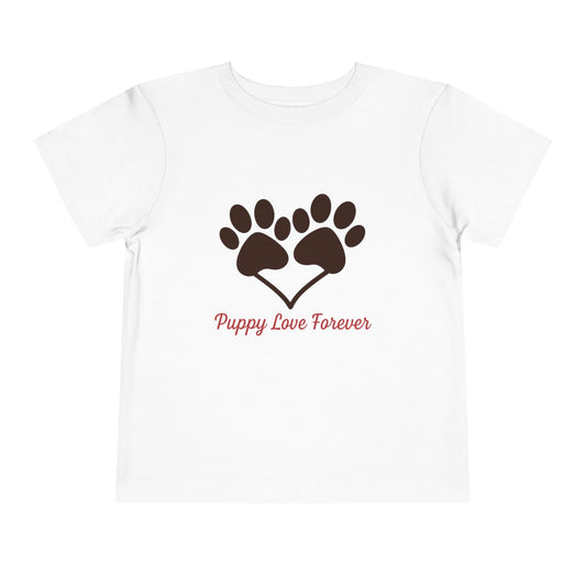 Puppy Love Toddler Tee | Cute Pet Shirt, Kids Dog Lover Gift, Summer Outfit, Animal Lover Apparel, Playful T-Shirt