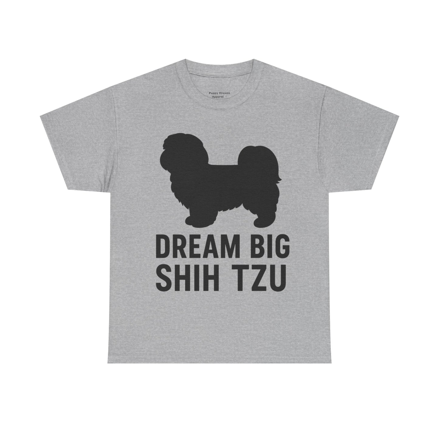 Shih Tzu Dream Big Tee - Unisex Cotton Shirt, Dog Lover Gift, Birthday Apparel, Cute Pet Tee, Casual Wear