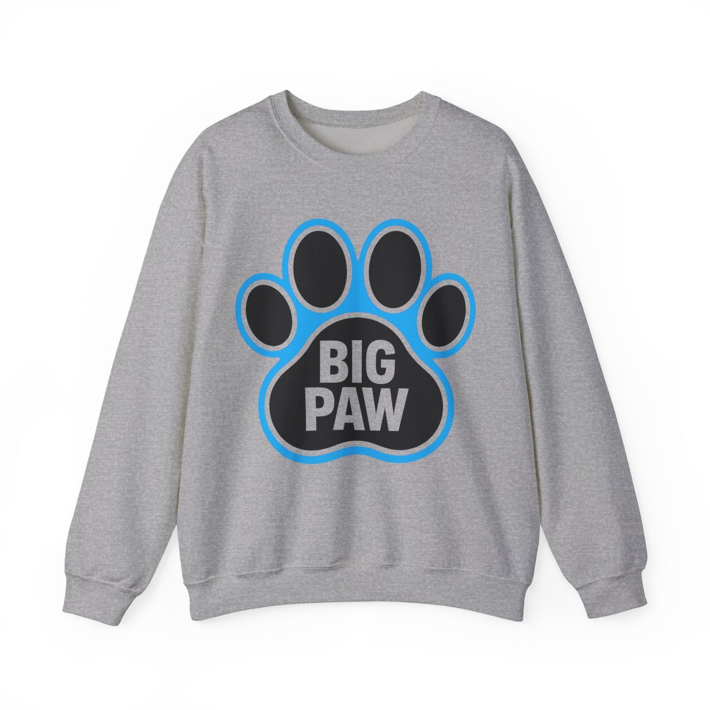 Paw Print Sweatshirt for Animal Lovers, Cozy Sweater, Pet Owner Gift, Big Paw Crewneck, Animal Rescue Fundraiser