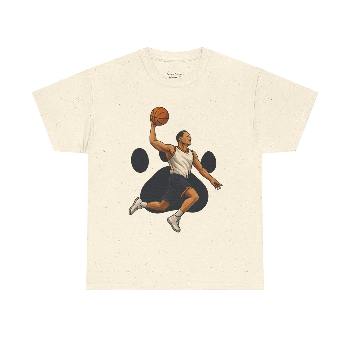 Basketball Dunk Unisex Heavy Cotton Tee | Sports Fan Shirt, Gift for Athletes, Sportswear, Streetwear, Casual Tee