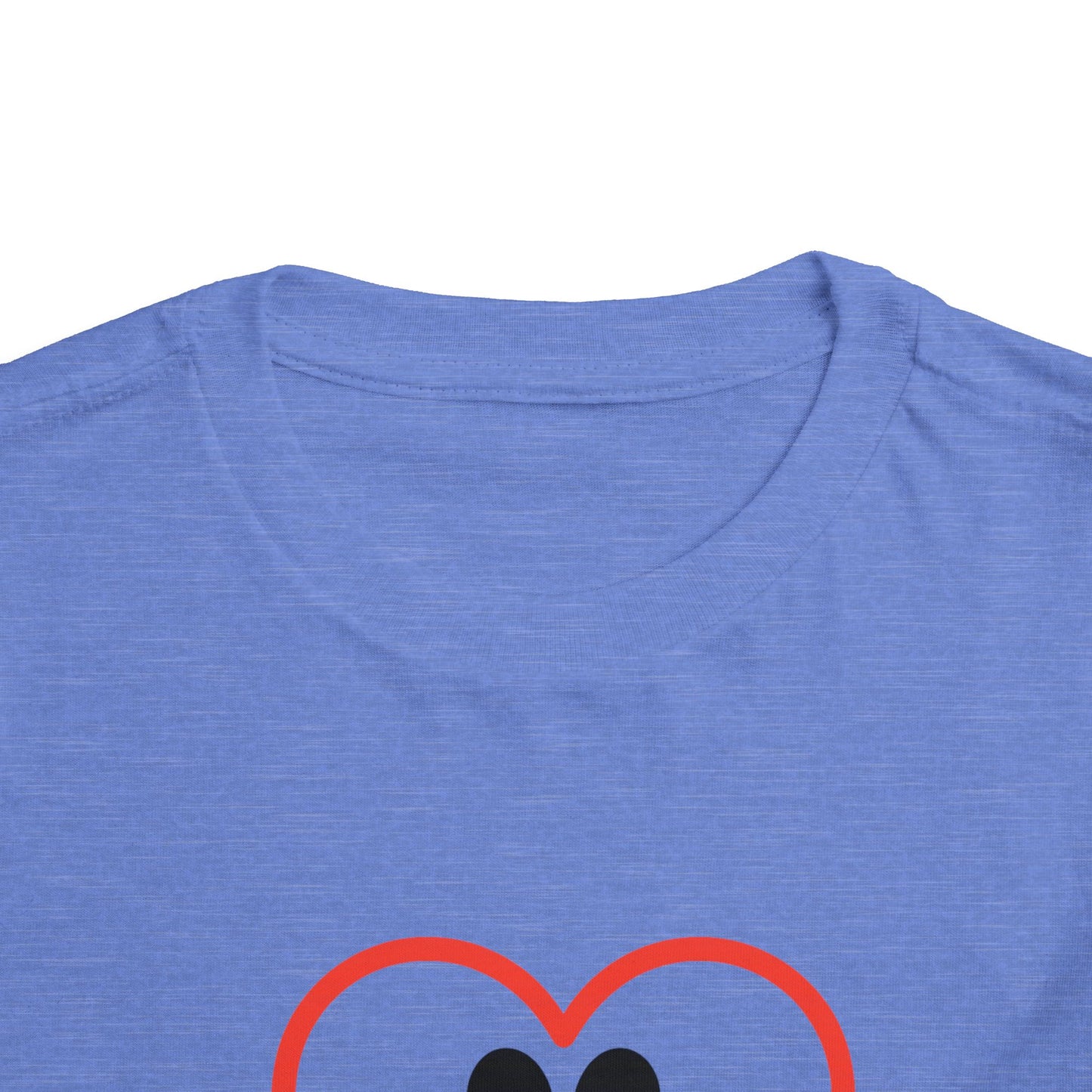 Rescue Love Repeat Toddler Tee, Kids Animal Lover Shirt, Adoption Support T-Shirt, Perfect Gift for Pet Lovers, Heart Paw Print Tee