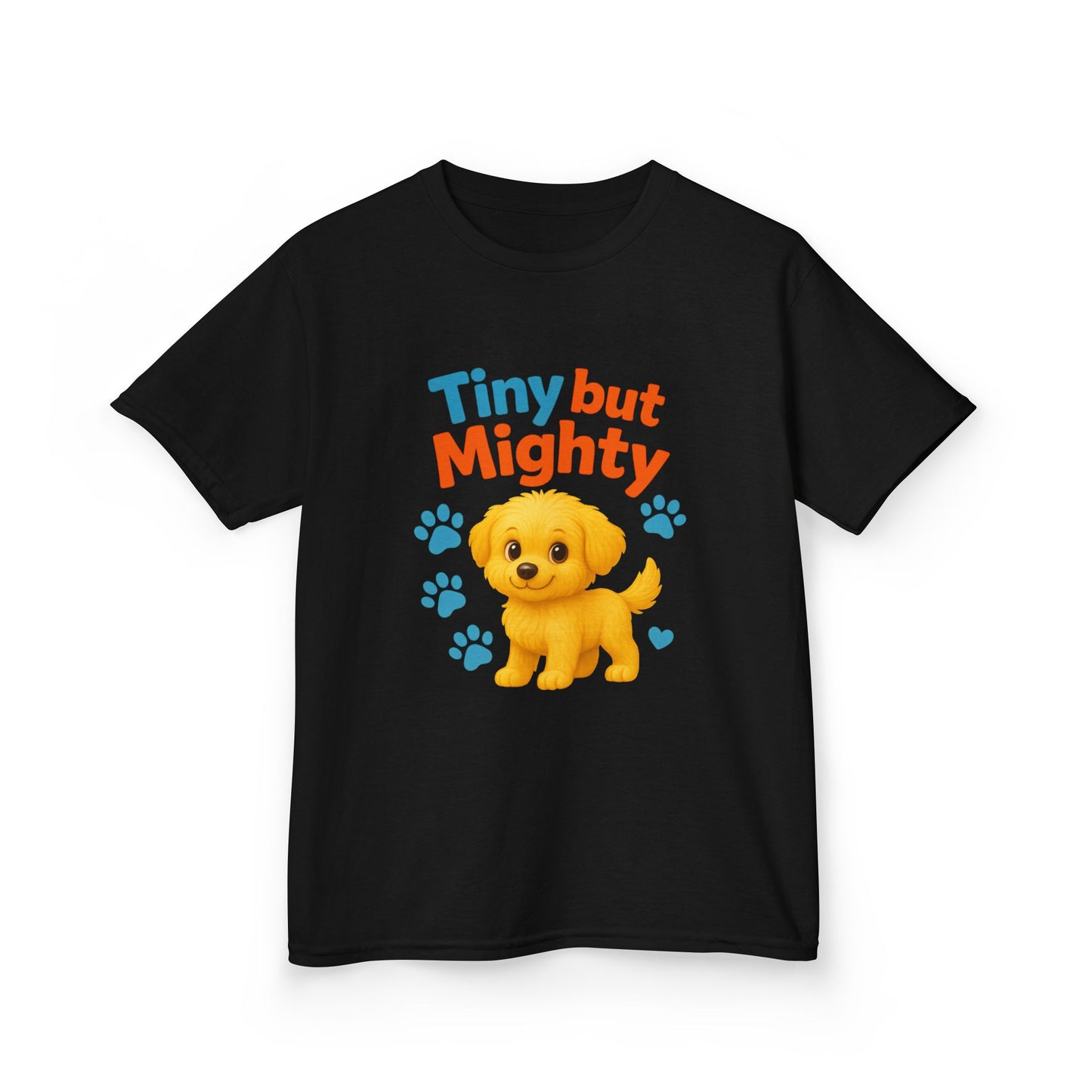 Tiny but Mighty Kids Tee - Adorable Child's Cotton T-Shirt, Perfect for Birthdays, Playdates, Pet Lovers, Everyday Wear, Summer Fun