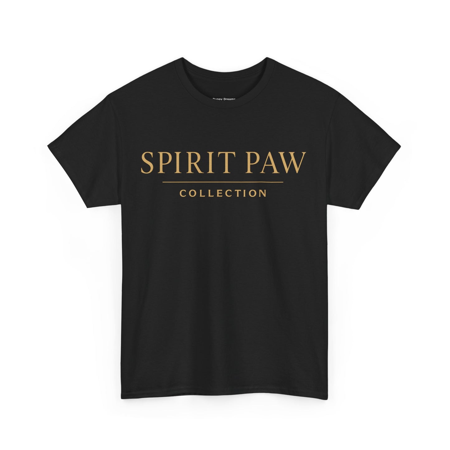 Unisex Spirit Paw Heavy Cotton Tee - Comfortable Tee for Animal Lovers, Casual Wear, Gift for Pet Owners, Everyday Style, Soft Cotton Shirt