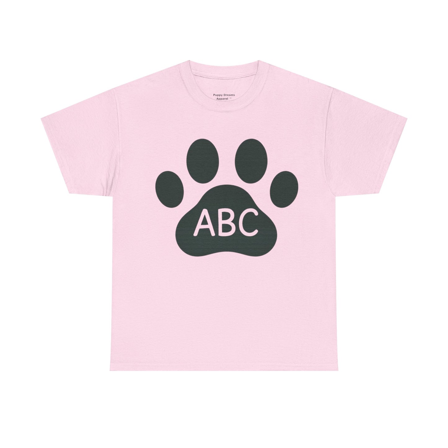 Customizable Pet Paw Print Tee, Cute Pet Lover Shirt, Unisex Cotton T-Shirt, Gift for Dog Owners, Animal Lover Apparel