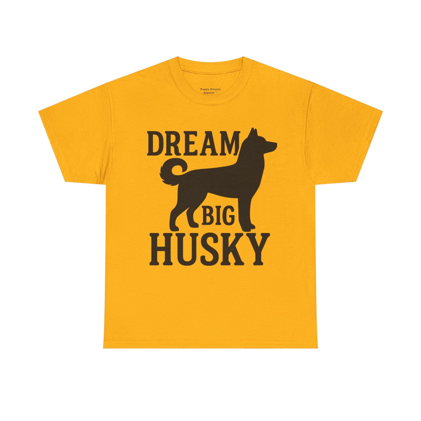 Dream Big Husky Unisex T-Shirt | Inspirational Pet Lover Tee, Gift for Dog Owners, Cute Canine Apparel, Everyday Casual Wear