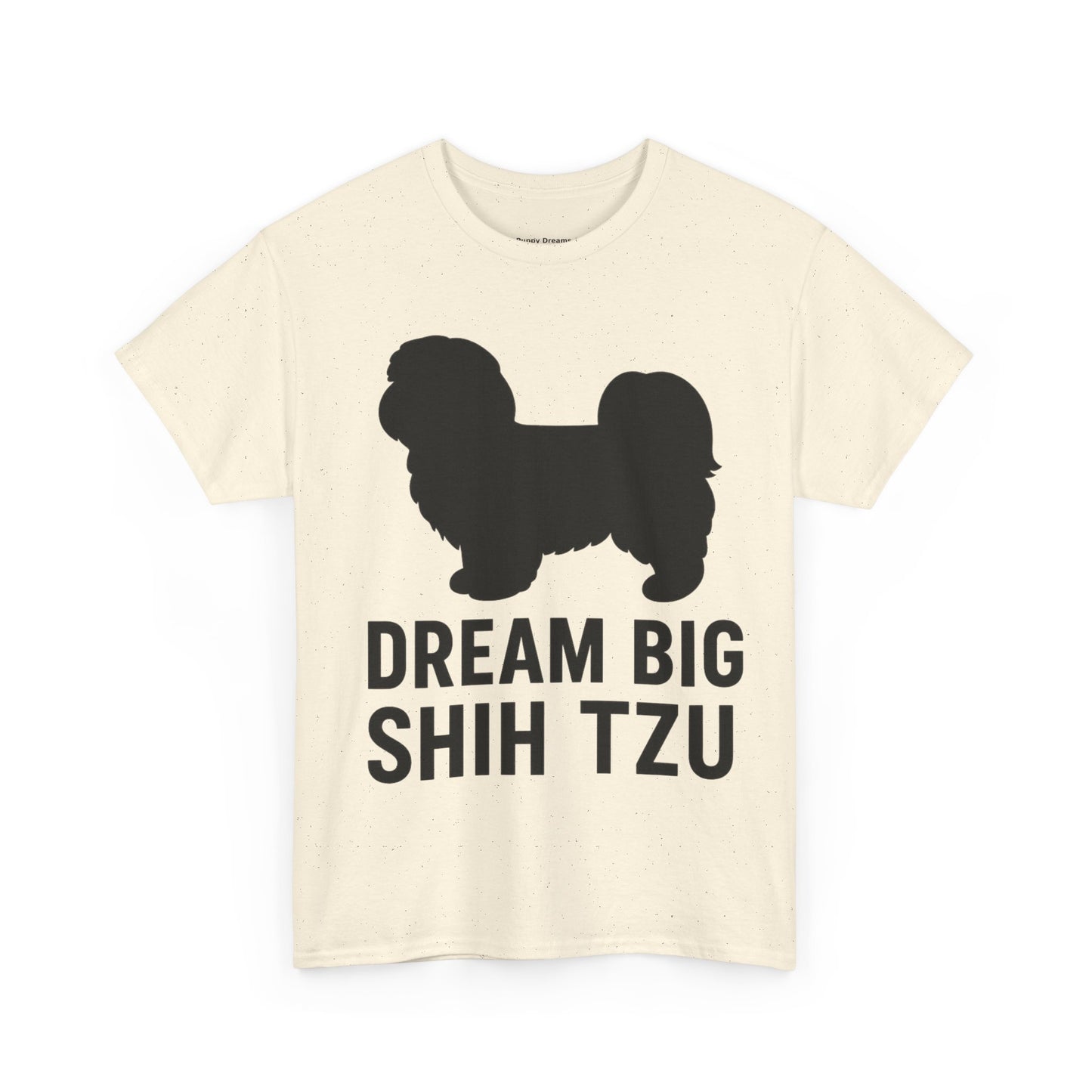 Shih Tzu Dream Big Tee - Unisex Cotton Shirt, Dog Lover Gift, Birthday Apparel, Cute Pet Tee, Casual Wear