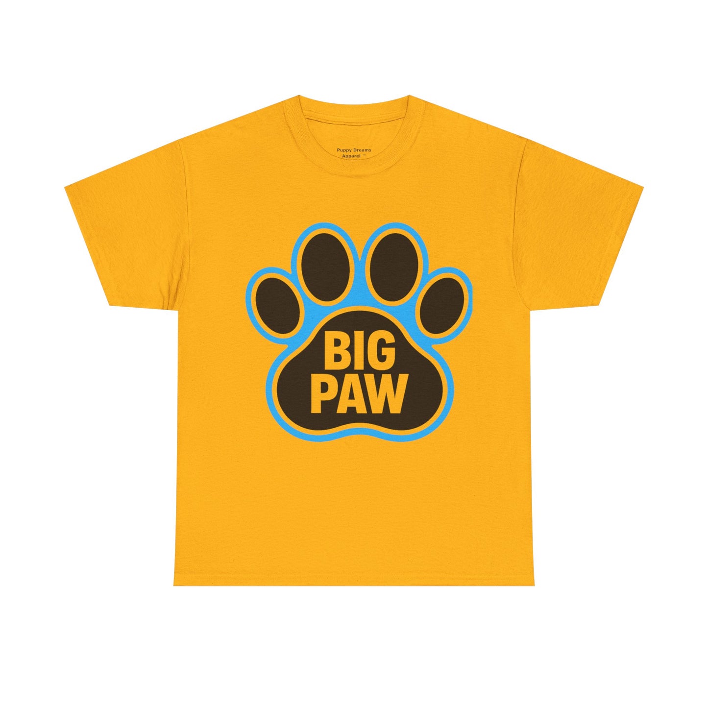 Big Paw Animal Lover Tee, Pet Owner Gift, Unisex Cotton Shirt for Dog Lovers, Cute Paw Print Tee, Casual Everyday Wear