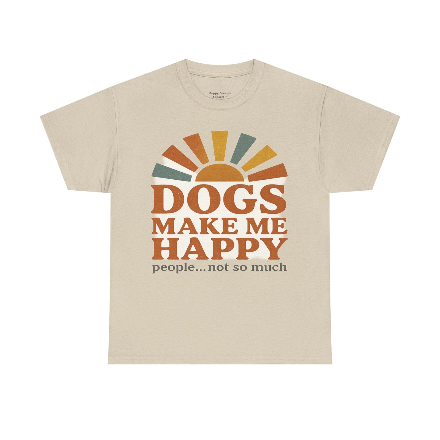Dog Lover's Unisex Heavy Cotton Tee - Relaxed Fit, Perfect for Pet Owners, Casual Wear, Gift Ideas, Dog-Themed Apparel