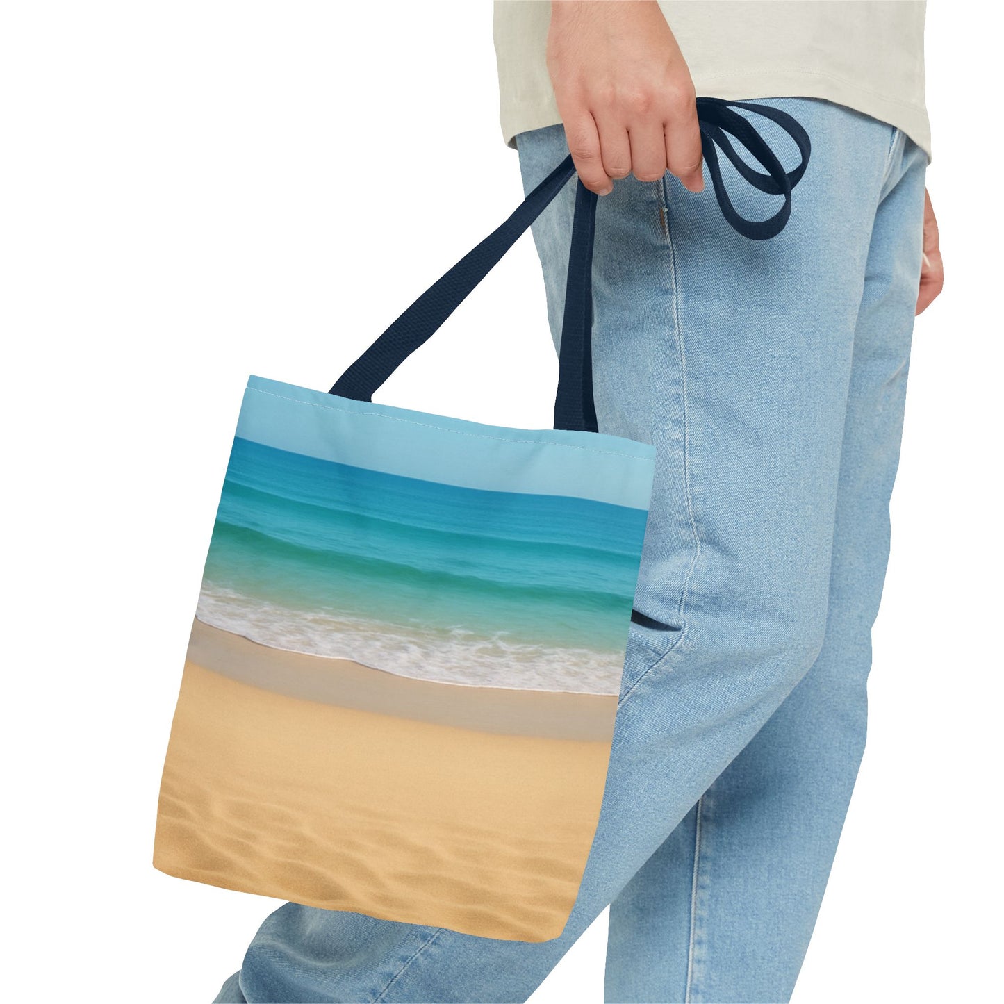 Beachy Tote Bag, Coastal Carryall, Ocean Vibes, Summer Essential, Vacation Accessory, Beach Trip Companion