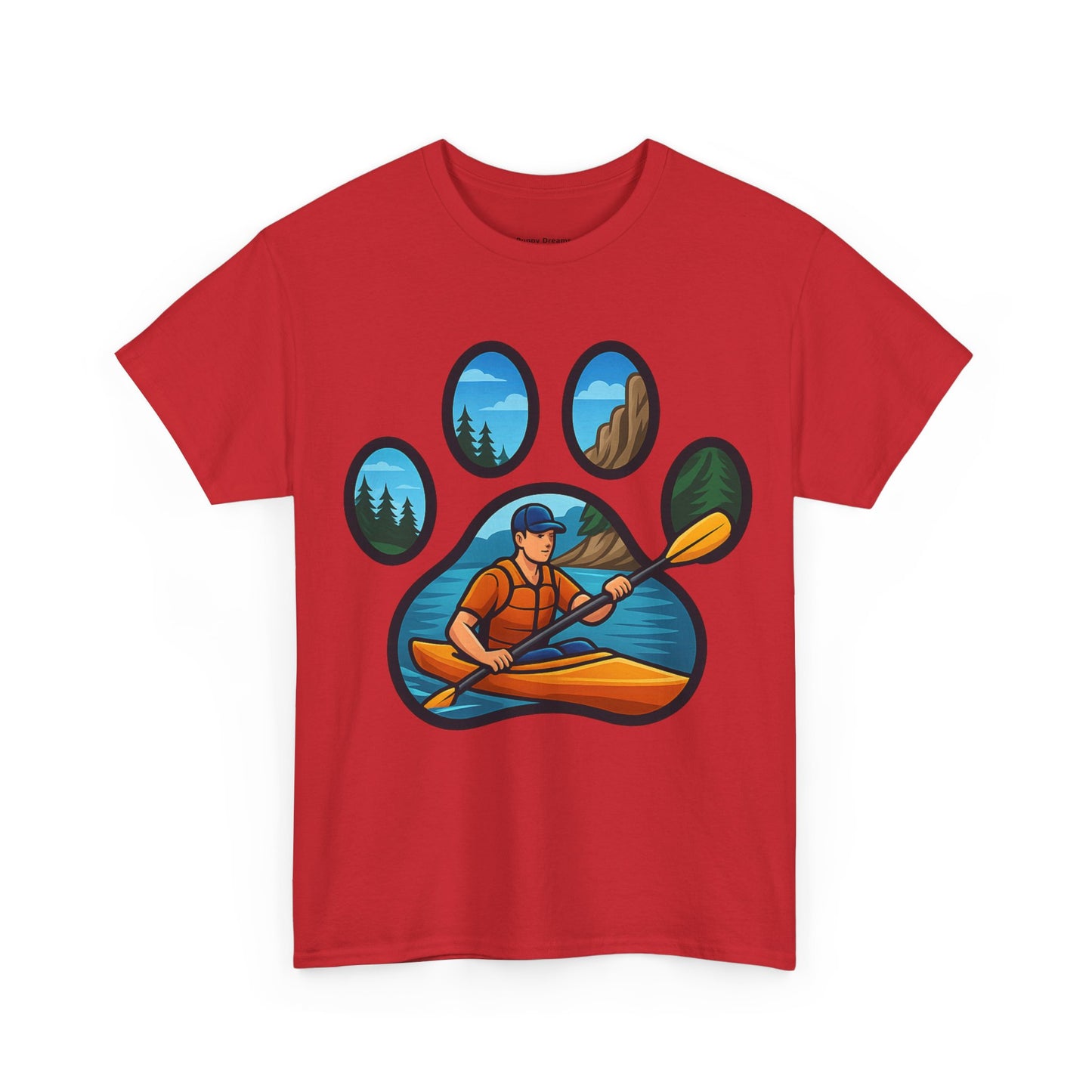 Adventure Kayaking Graphic Tee for Outdoor Lovers, Unisex Cotton Shirt, Nature Lovers Gift, Camping Apparel, Wildlife Design T-Shirt