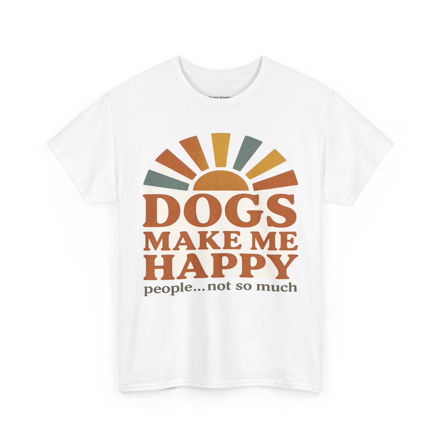 Dog Lover's Unisex Heavy Cotton Tee - Relaxed Fit, Perfect for Pet Owners, Casual Wear, Gift Ideas, Dog-Themed Apparel