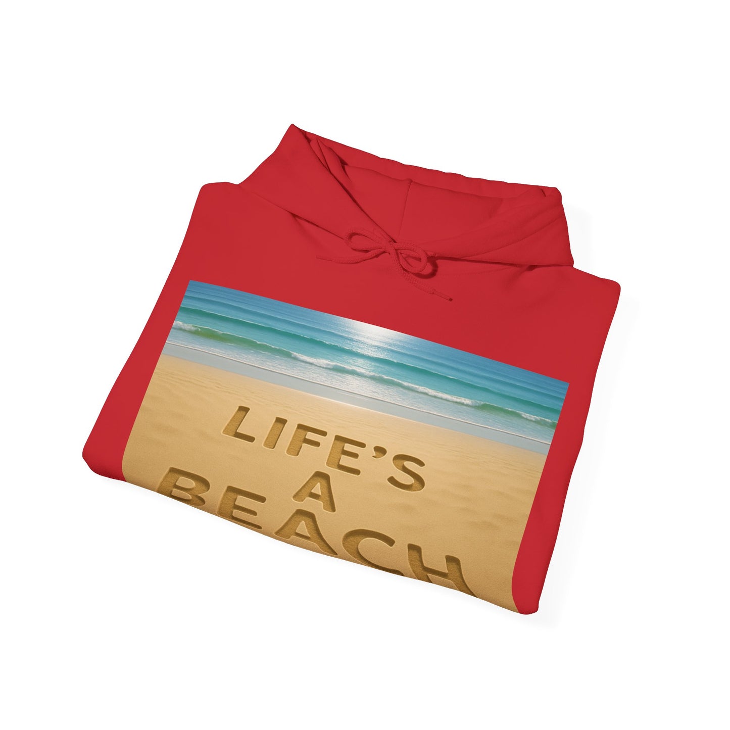 Beach Vibes Sweatshirt, Life's a Beach Hoodie, Coastal Style Pullover, Summer Casual Wear, Beach Lover Gift