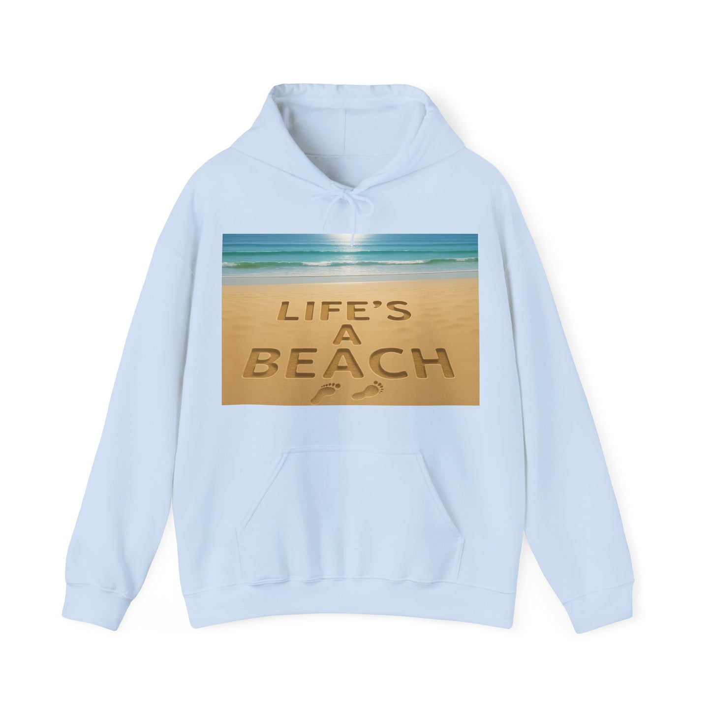 Beach Vibes Sweatshirt, Life's a Beach Hoodie, Coastal Style Pullover, Summer Casual Wear, Beach Lover Gift