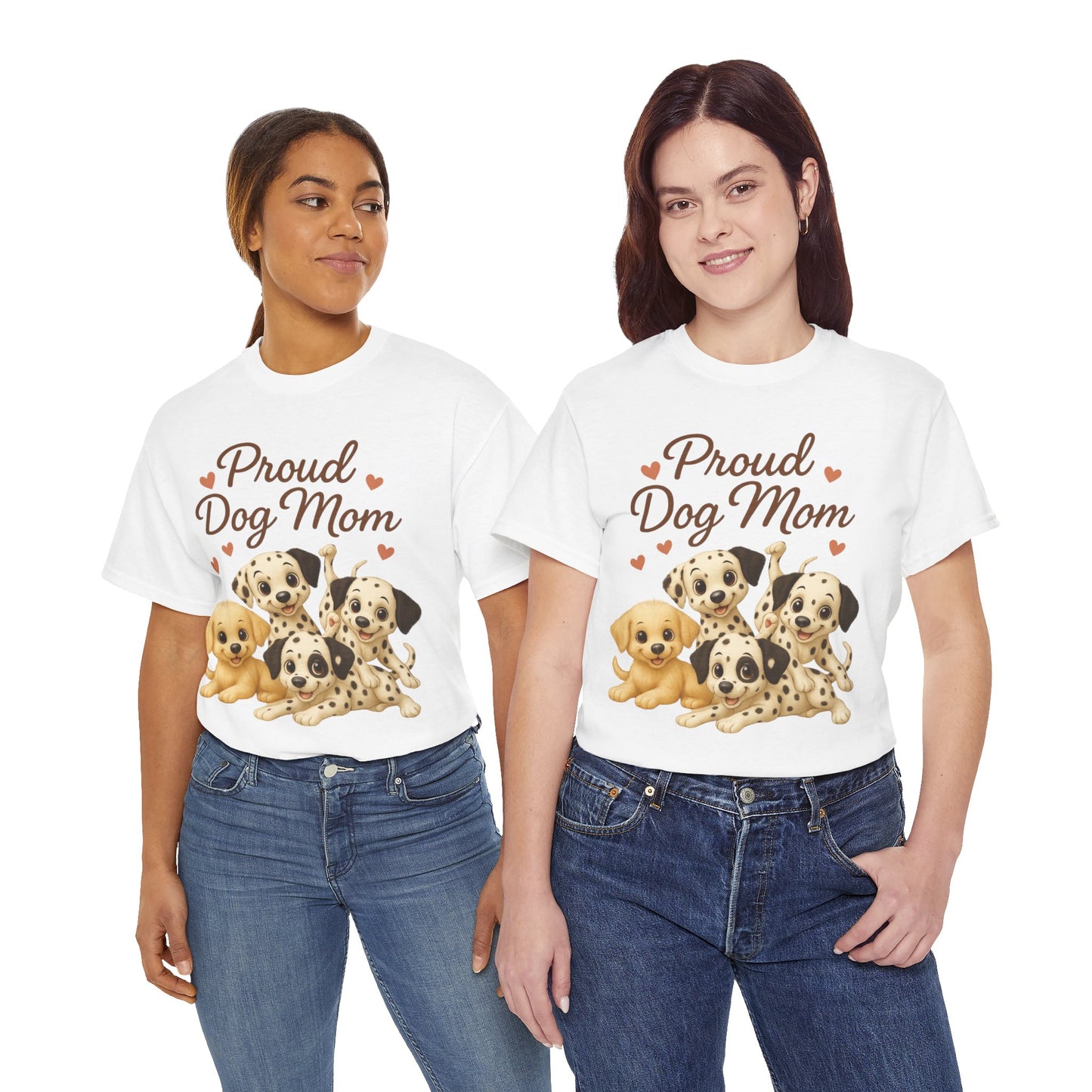 Proud Dog Mom Tee, Pet Lover Shirt, Dog Parent Gift, Birthday Gift for Dog Owners, Animal Lover Fashion, Cute Dog Graphic Tee