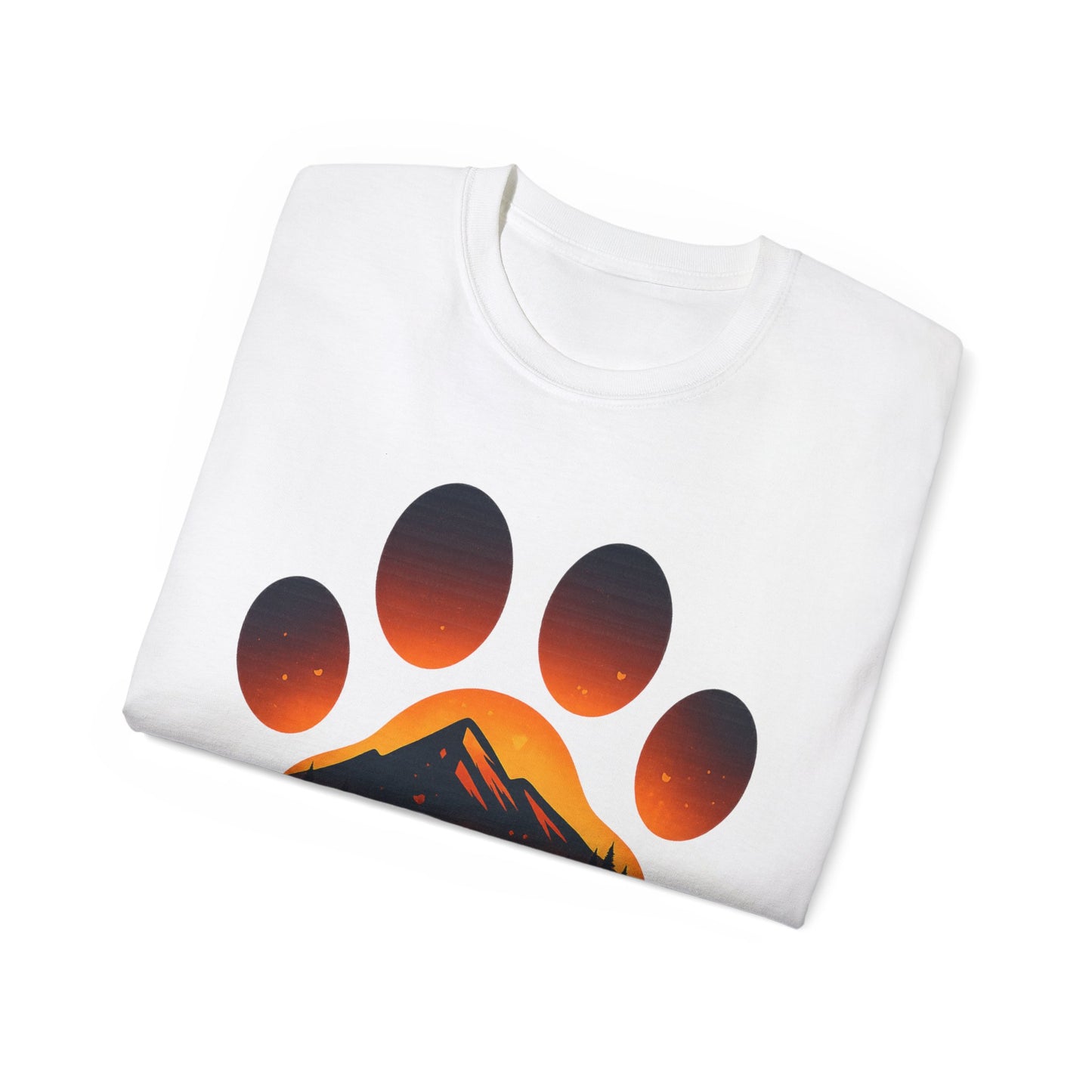 Anniversary Paw Print Tee - Happy Anniversary Shirt for Pet Lovers, Gift for Him/Her, Cute Animal Lover Gift, Unisex Cotton T-Shirt