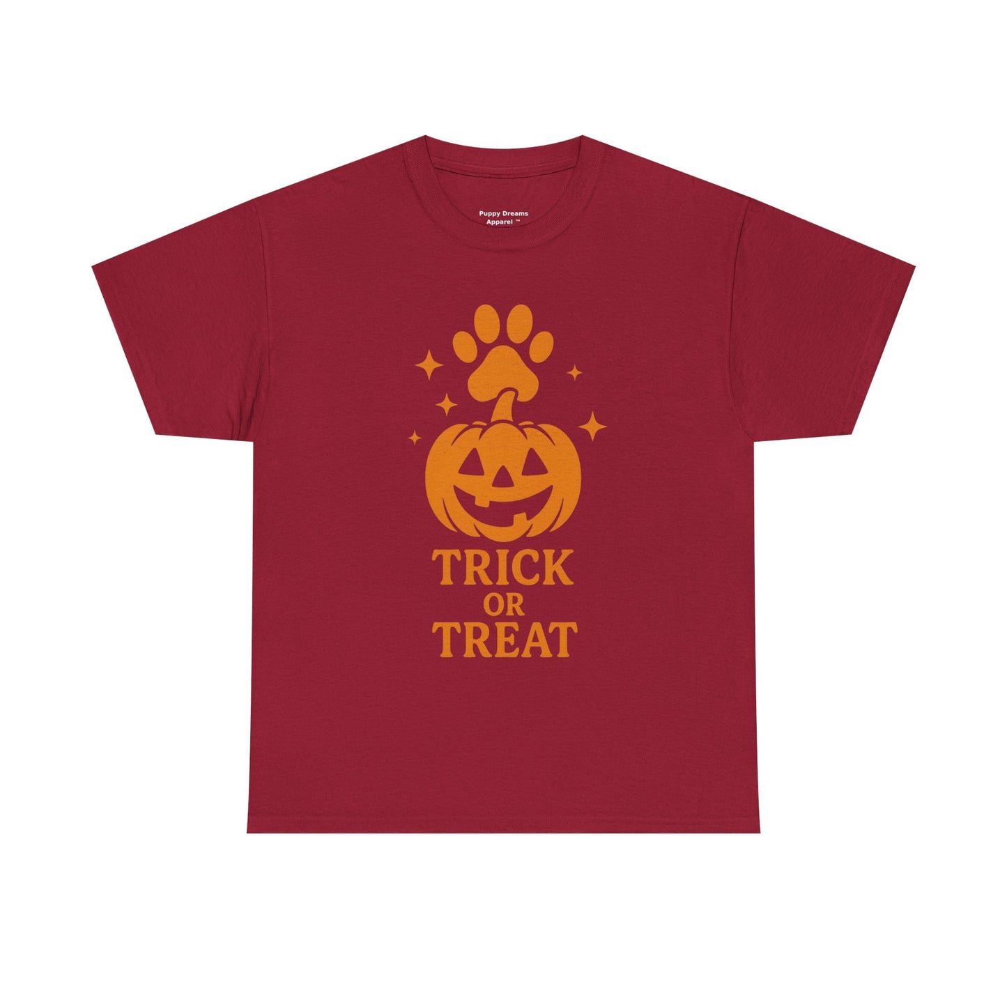 Halloween Pet Lovers Tee, Trick or Treat T-Shirt, Dog Costume Shirt, Fall Apparel, Cute Halloween Top, Gift for Animal Lovers