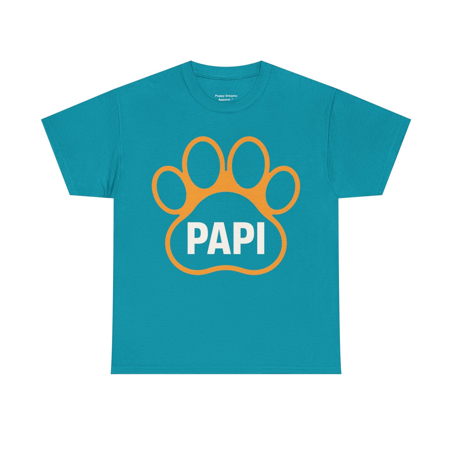 Paw Print PAPI Tee - Perfect for Dog Lovers, Gifts for Pawsome Dads, Casual Style, Pet-Themed Shirt, Unisex Cotton Top