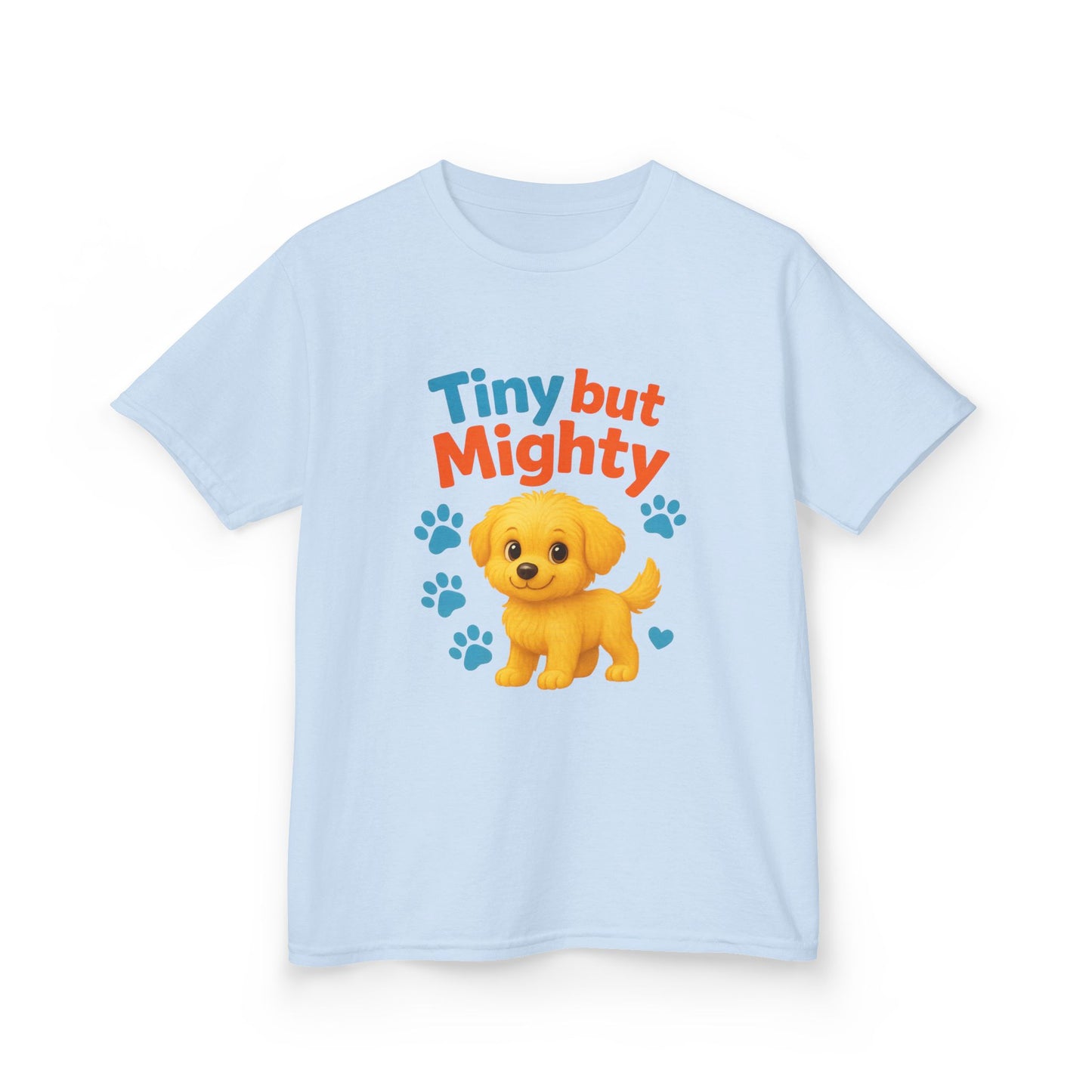 Tiny but Mighty Kids Tee - Adorable Child's Cotton T-Shirt, Perfect for Birthdays, Playdates, Pet Lovers, Everyday Wear, Summer Fun