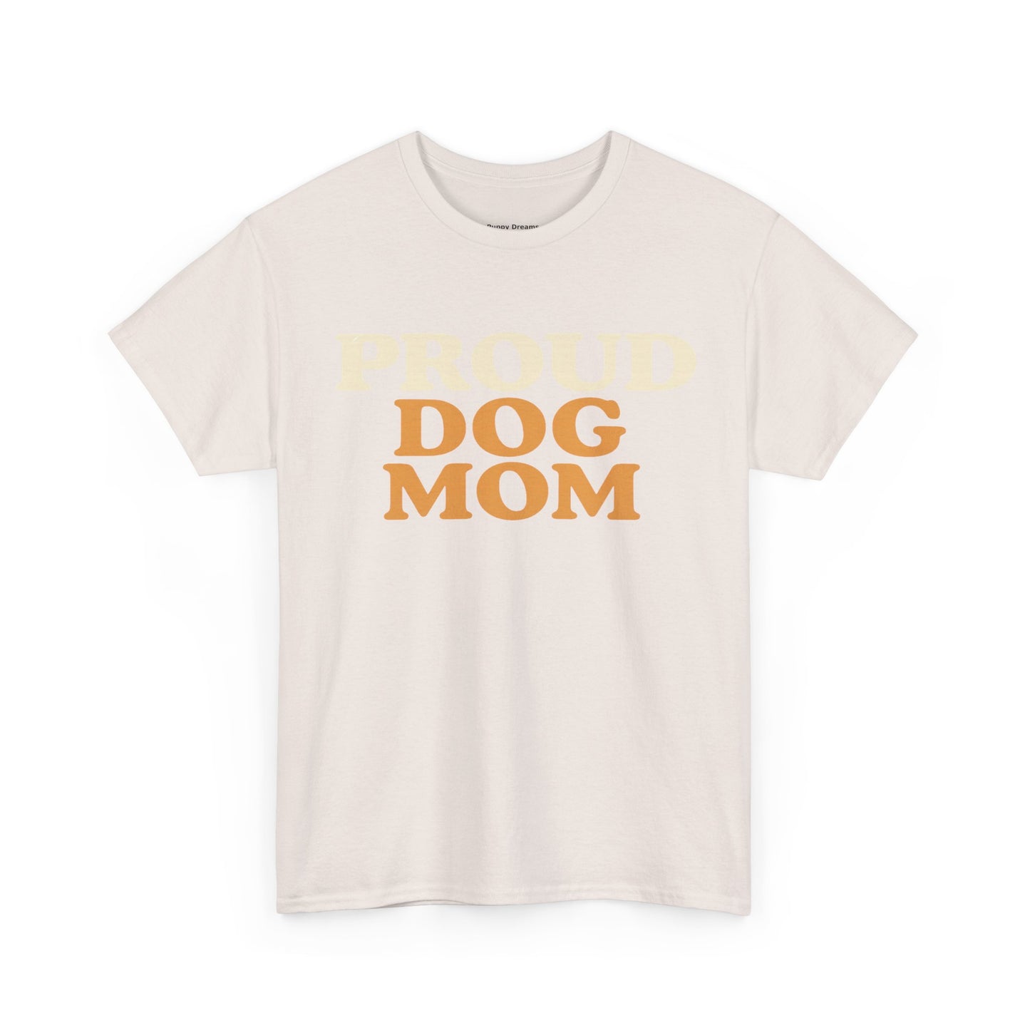 Proud Dog Mom Tee - Unisex Heavy Cotton T-Shirt, Dog Lover Gift, Pet Parent Apparel, Casual Weekend Outfit, Dog Mom Life