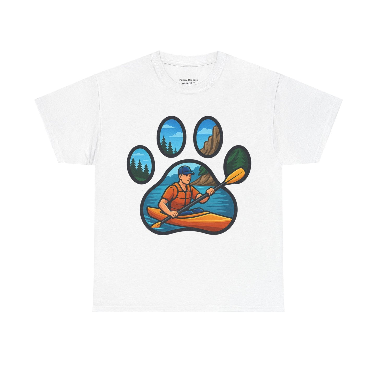 Adventure Kayaking Graphic Tee for Outdoor Lovers, Unisex Cotton Shirt, Nature Lovers Gift, Camping Apparel, Wildlife Design T-Shirt