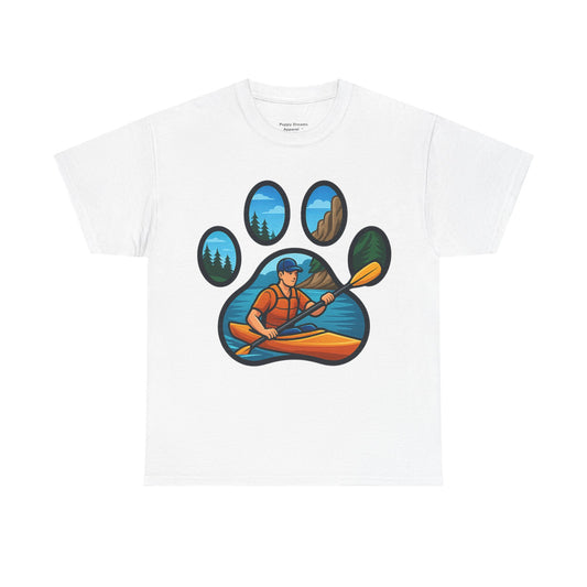Adventure Kayaking Graphic Tee for Outdoor Lovers, Unisex Cotton Shirt, Nature Lovers Gift, Camping Apparel, Wildlife Design T-Shirt