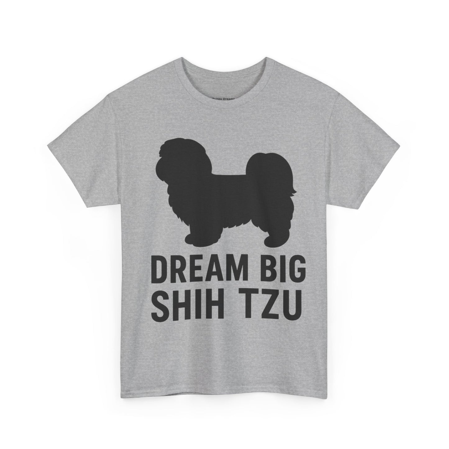 Shih Tzu Dream Big Tee - Unisex Cotton Shirt, Dog Lover Gift, Birthday Apparel, Cute Pet Tee, Casual Wear